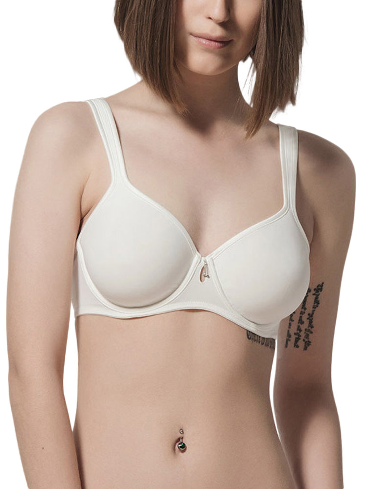 Soutien-gorge minimiseur balconnet Secret Sense Luna Splendida ivoire