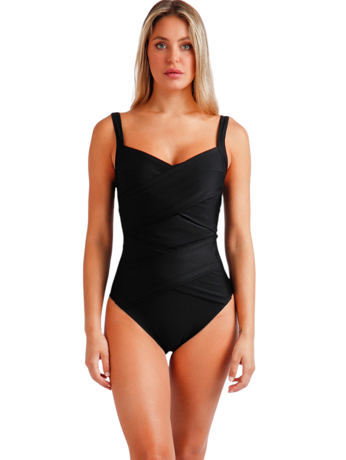 Maillot de bain une pièce préformé amincissant Curvy Mod Admas