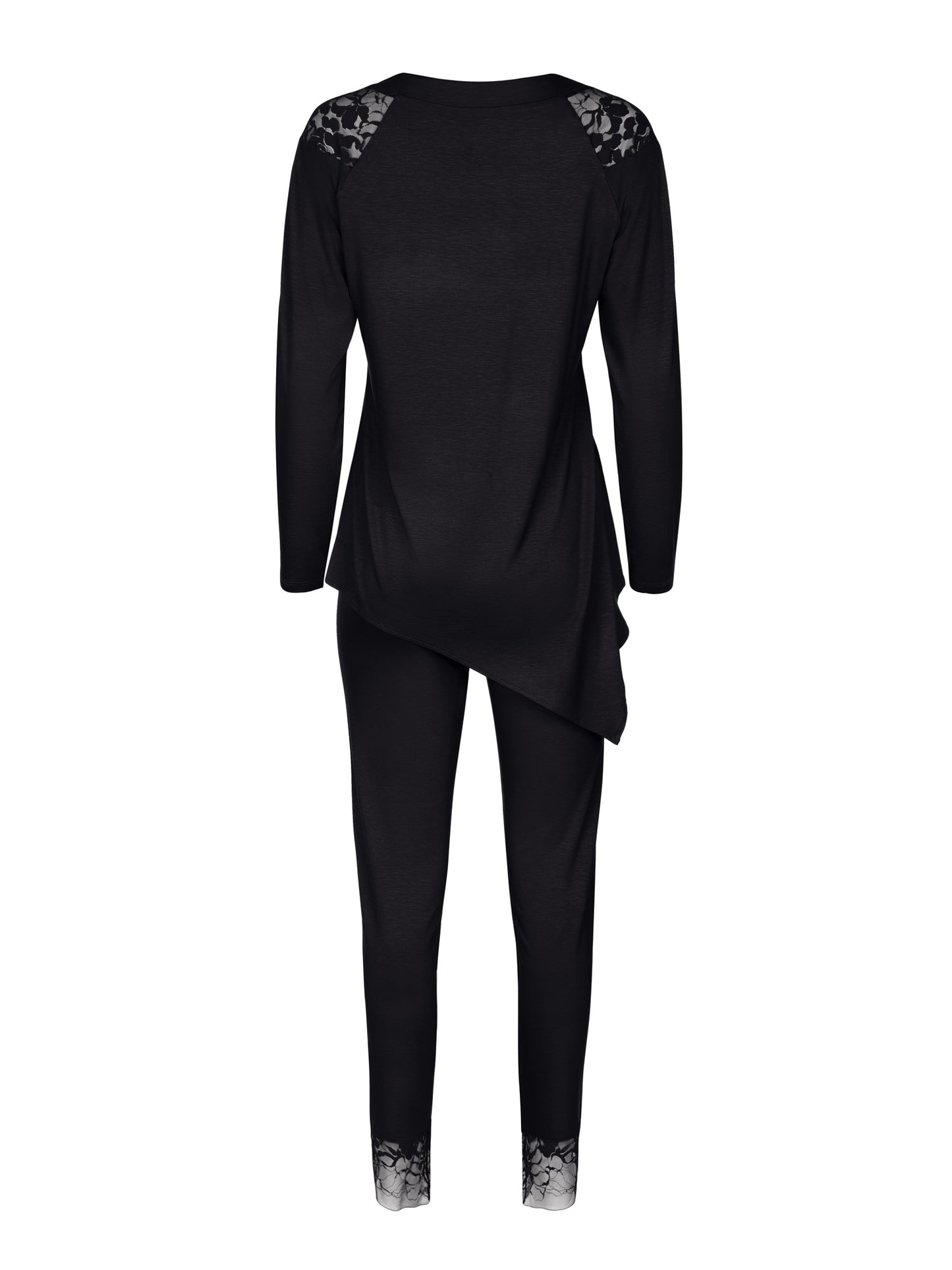 Pyjama tenue d'intérieur pantalon top manches longues Flamenco Lisca