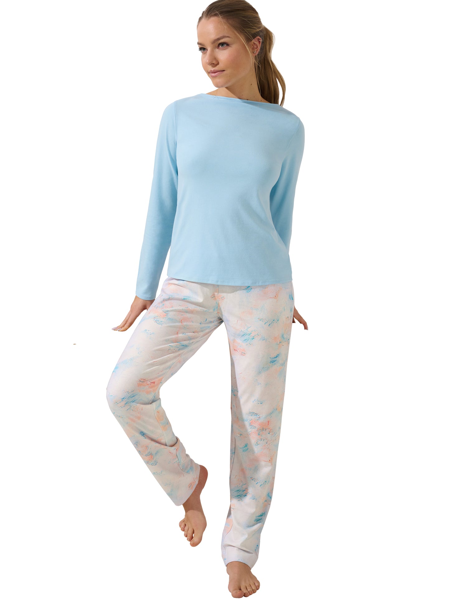 Pyjama pantalon top manches longues Olena Lisca