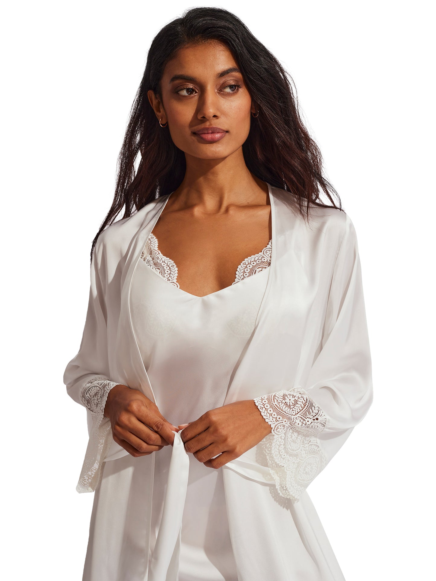 Déshabillé satin Matilda mariage Selmark