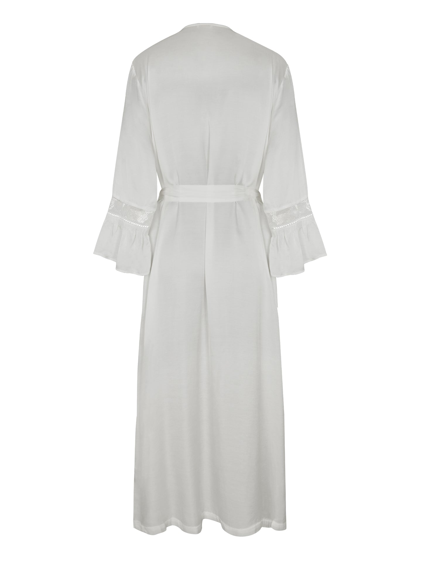 Déshabillé long satiné AGATHA MARIAGE Selmark