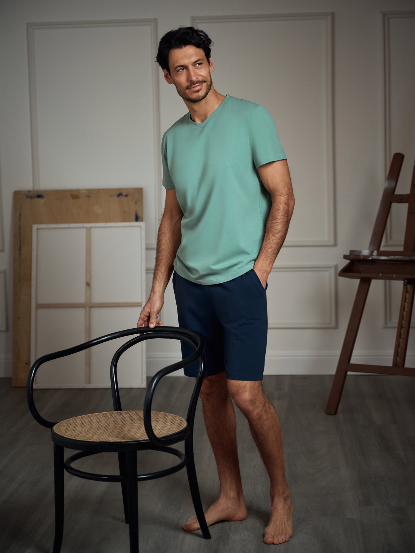 Pyjama short t-shirt Troy Lisca Men