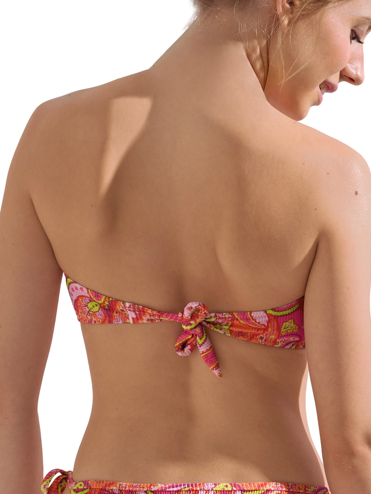 Haut maillot de bain bandeau préformé sans armatures Kavala Lisca Cheek