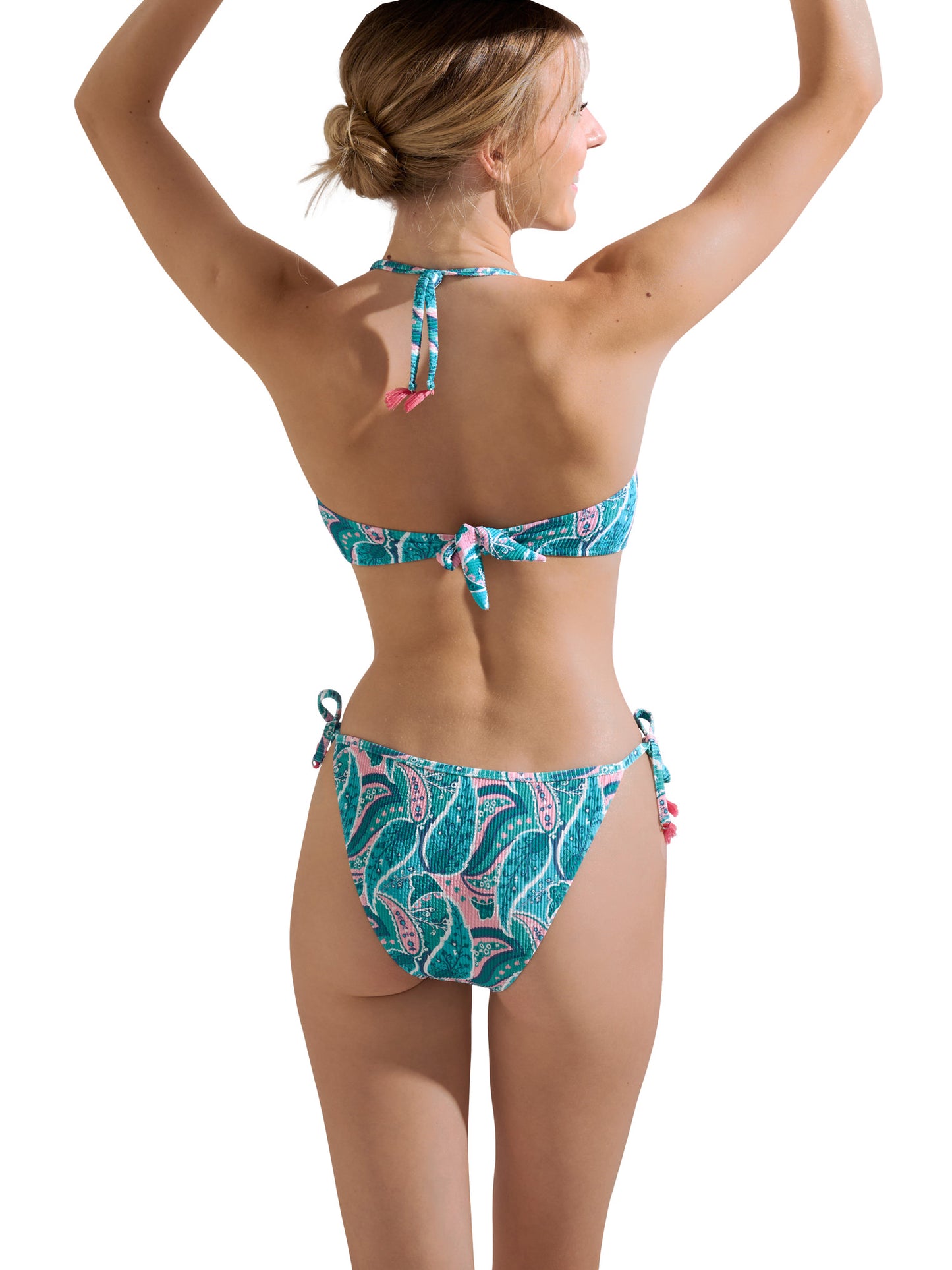 Haut maillot de bain bandeau préformé sans armatures Kavala Lisca Cheek