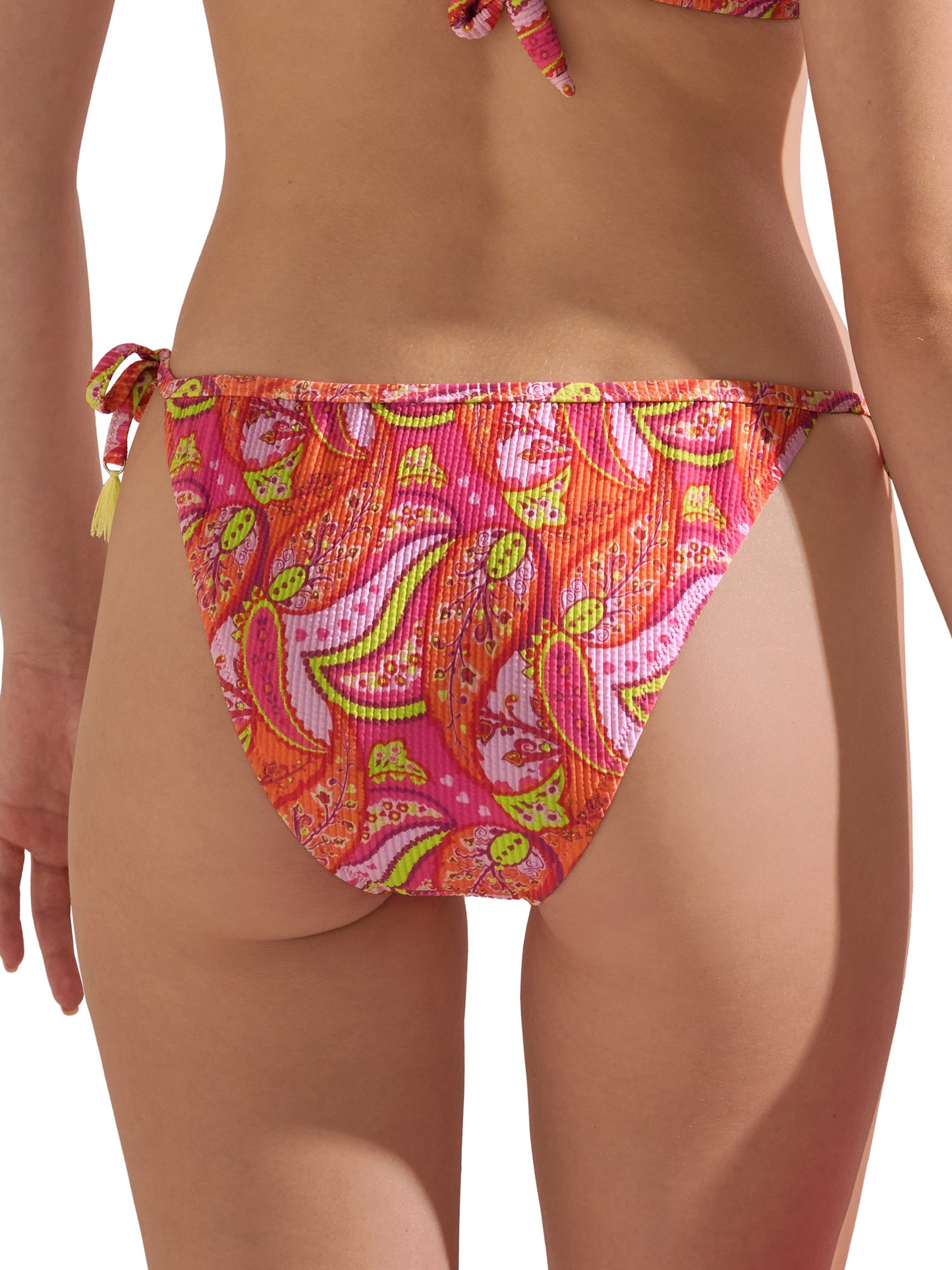Bas maillot slip de bain taille basse à nouettes Kavala Lisca Cheek