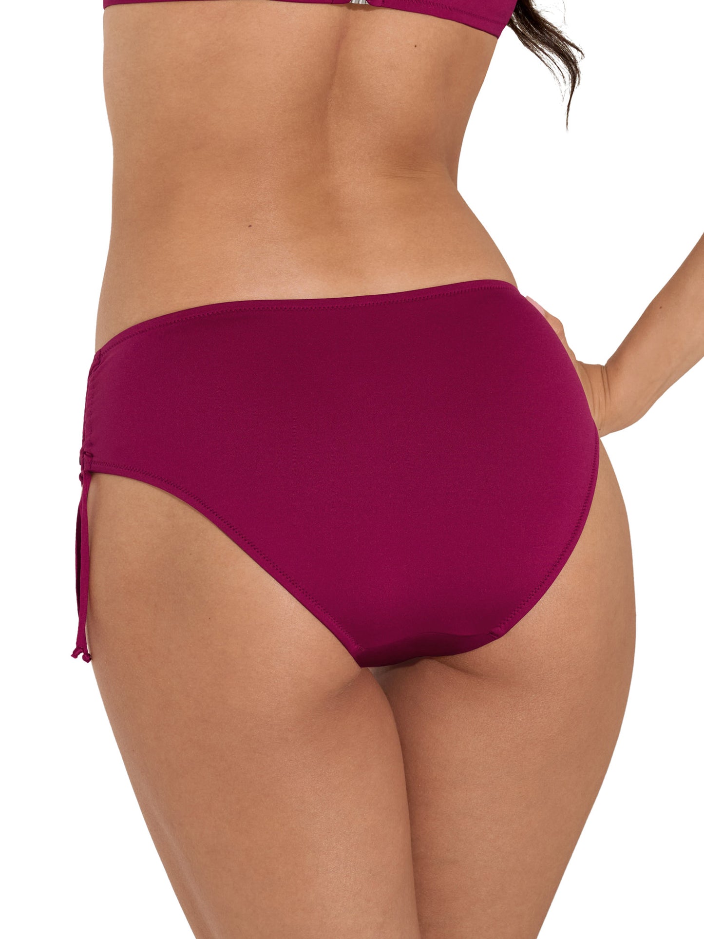 Bas maillot slip de bain taille haute côtés réglables Palma Lisca