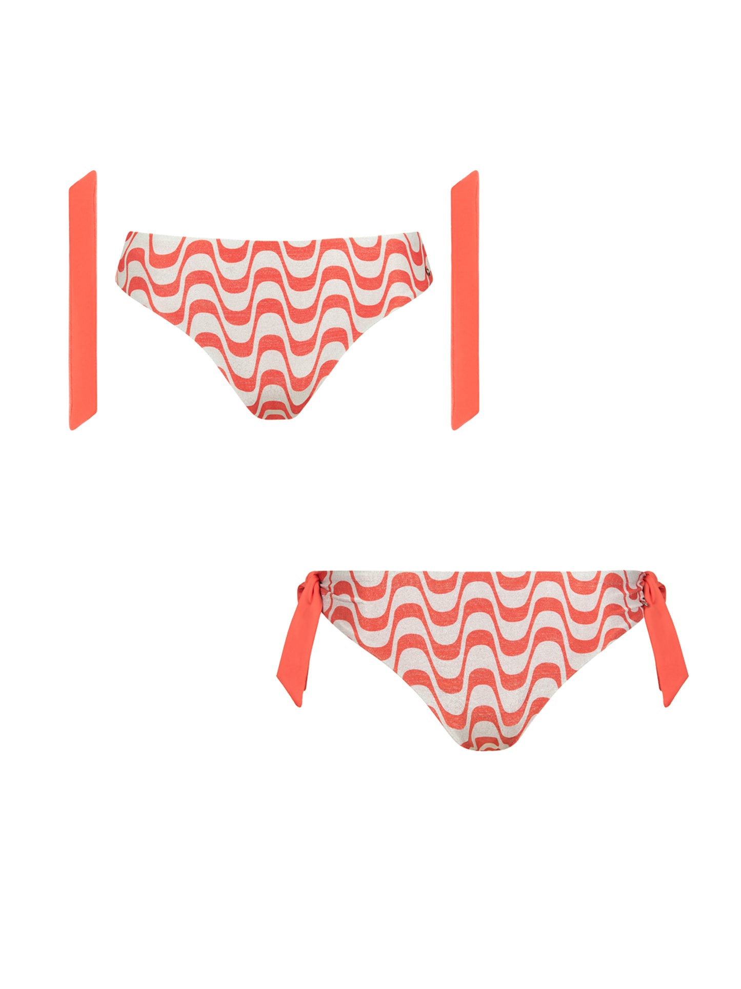 Bas maillot slip de bain à nouettes amovibles Iceland Lisca