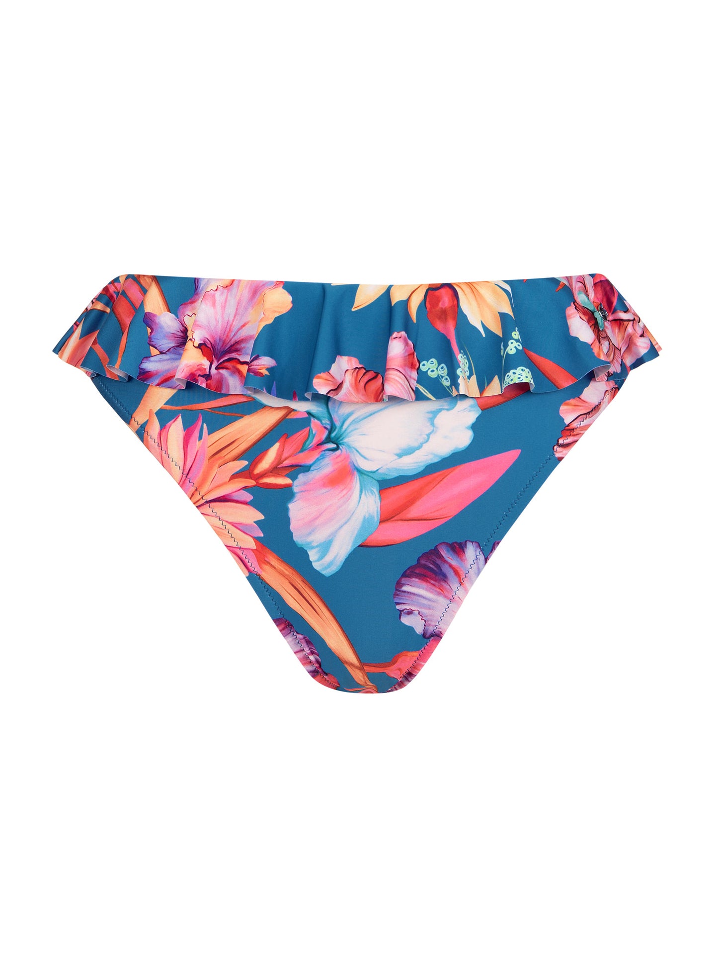 Bas maillot slip de bain échancré taille haute Rimini Lisca