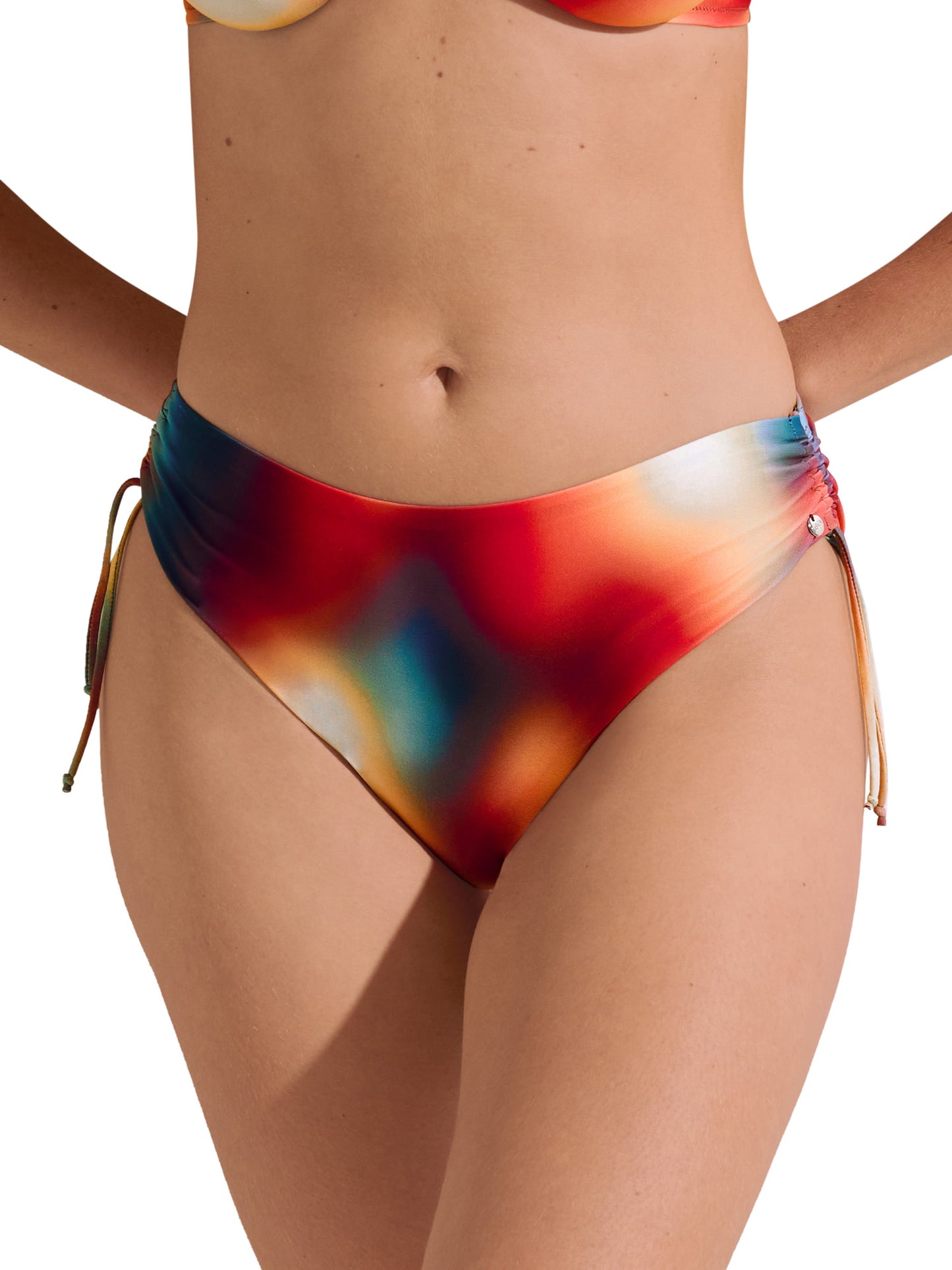 Bas maillot slip de bain taille haute côtés réglables Olympia Lisca