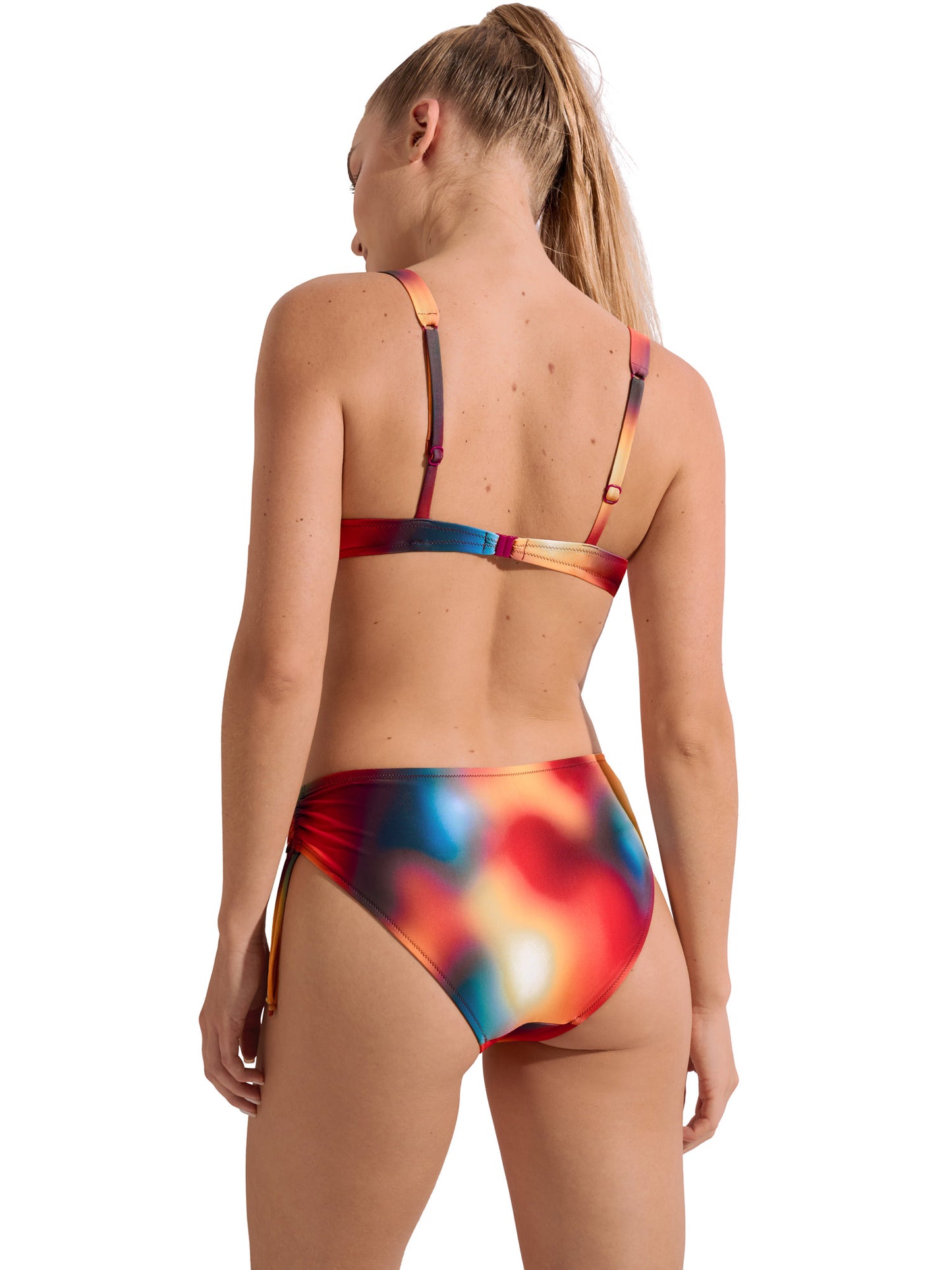 Bas maillot slip de bain taille haute côtés réglables Olympia Lisca