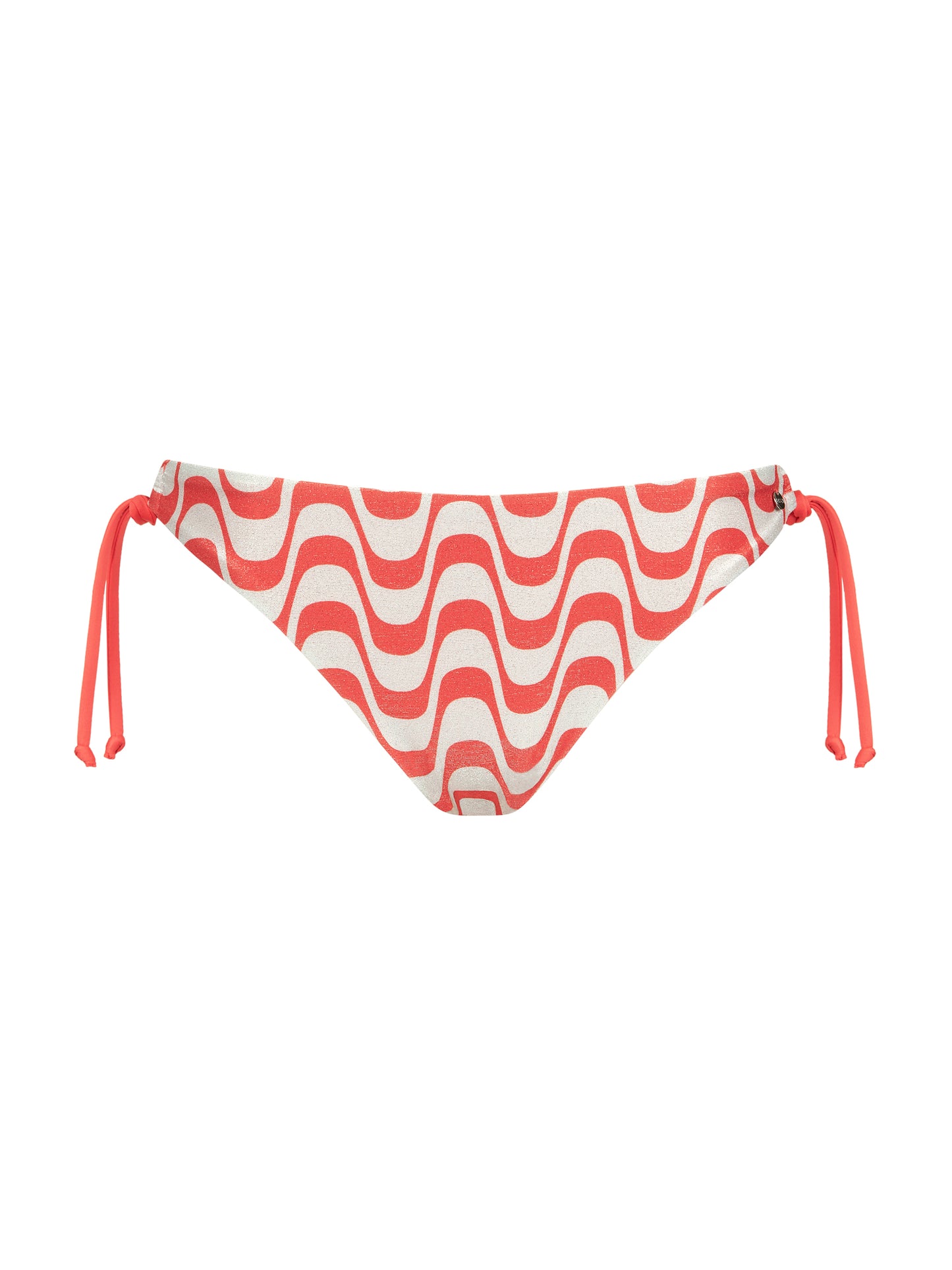 Bas maillot slip de bain taille basse à nouettes Iceland Lisca