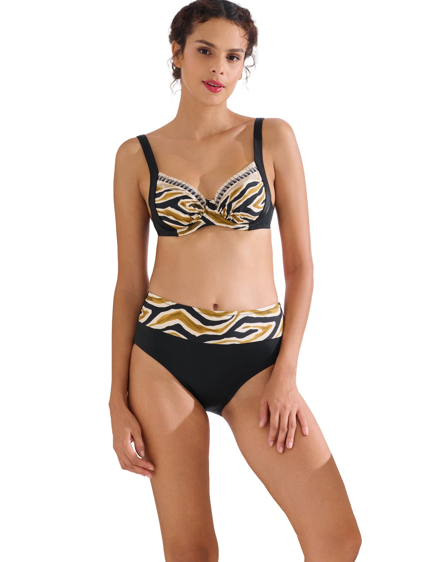 Bas maillot slip de bain gainant taille haute TANZANIA Lisca