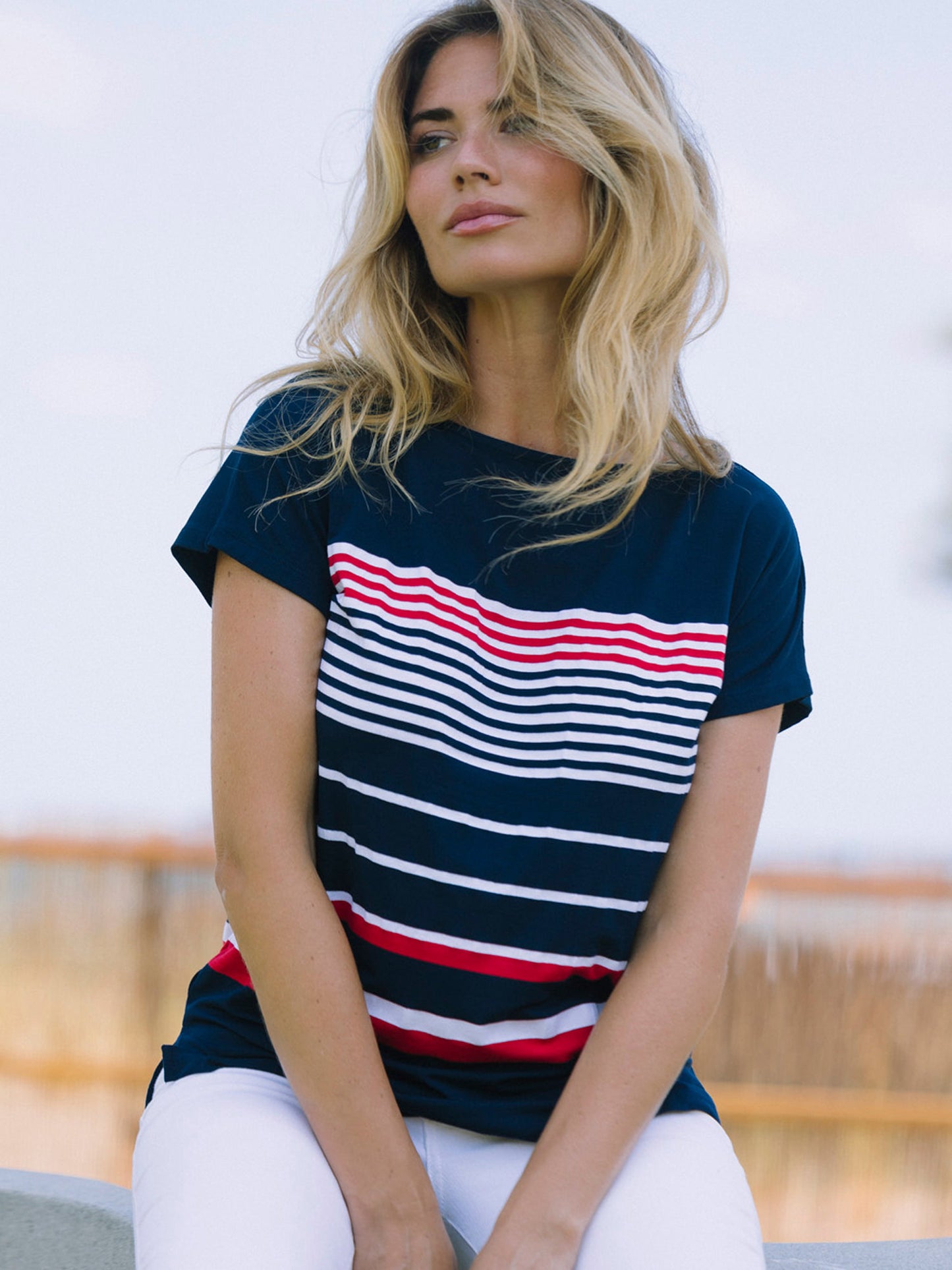 T-shirt manches courtes Navy