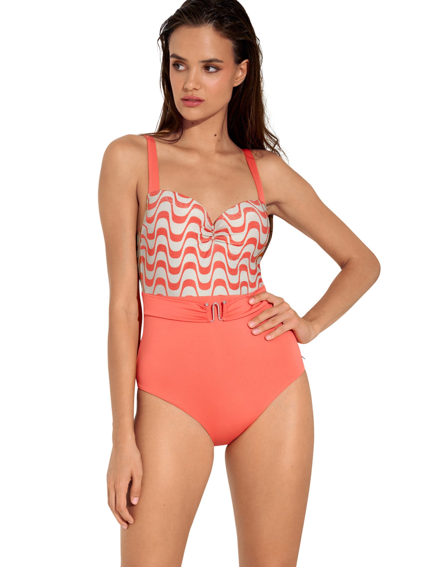 Maillot de bain une pièce préformé multipositions Iceland Lisca