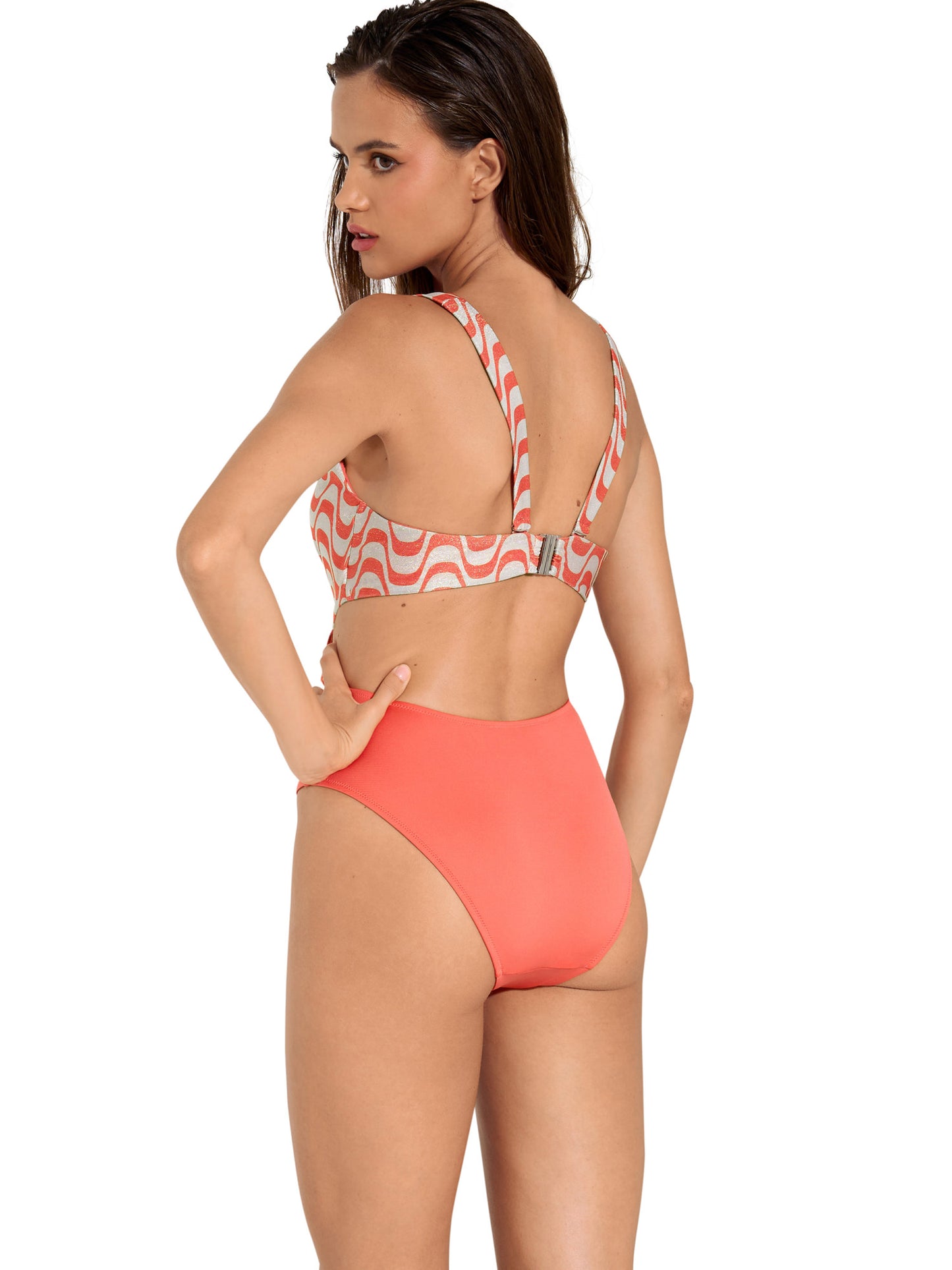 Maillot de bain une pièce monokini préformé sans armatures Iceland Lisca