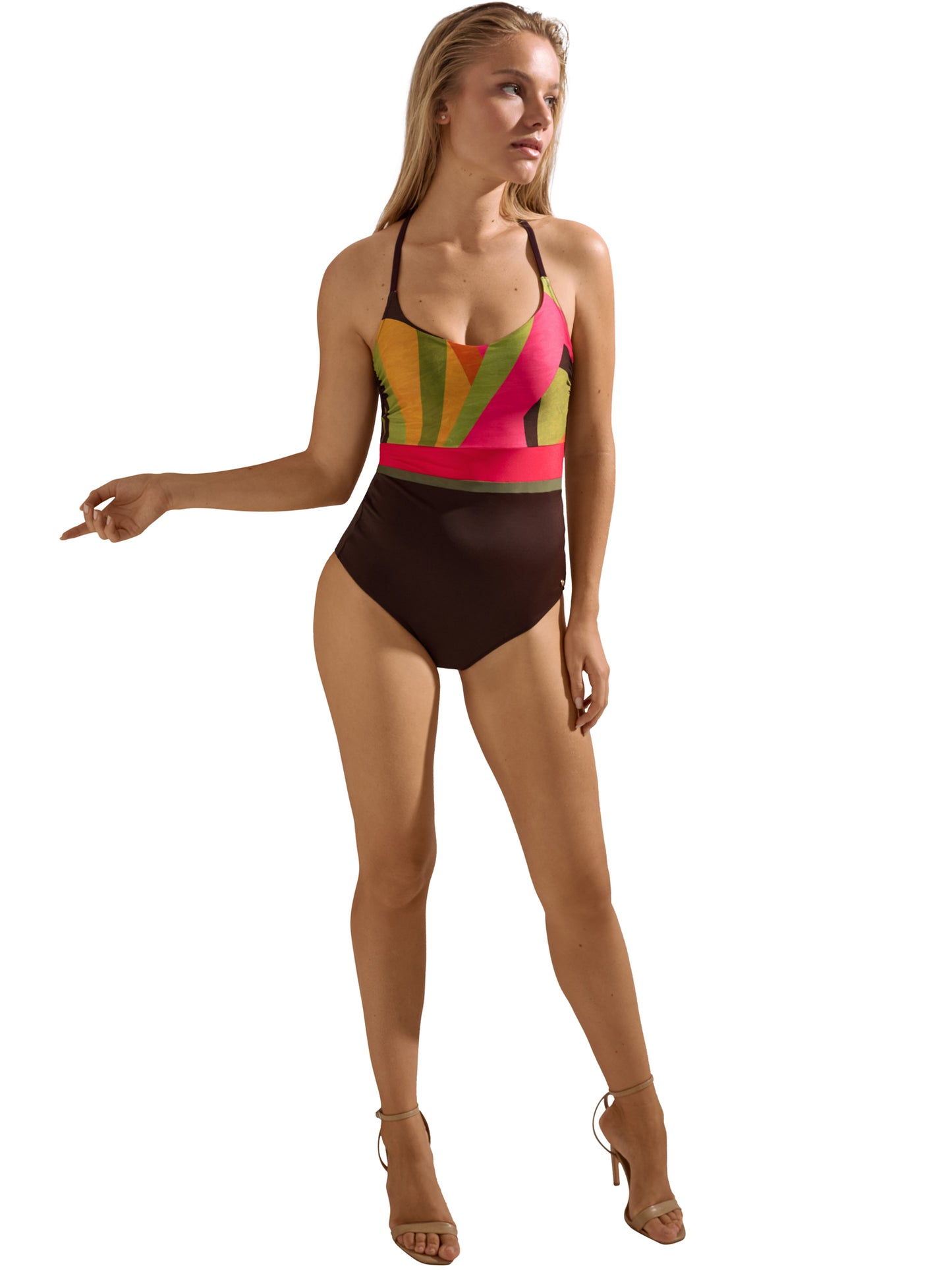 Maillot de bain une pièce shapewear armaturé multipositions Viviero Lisca