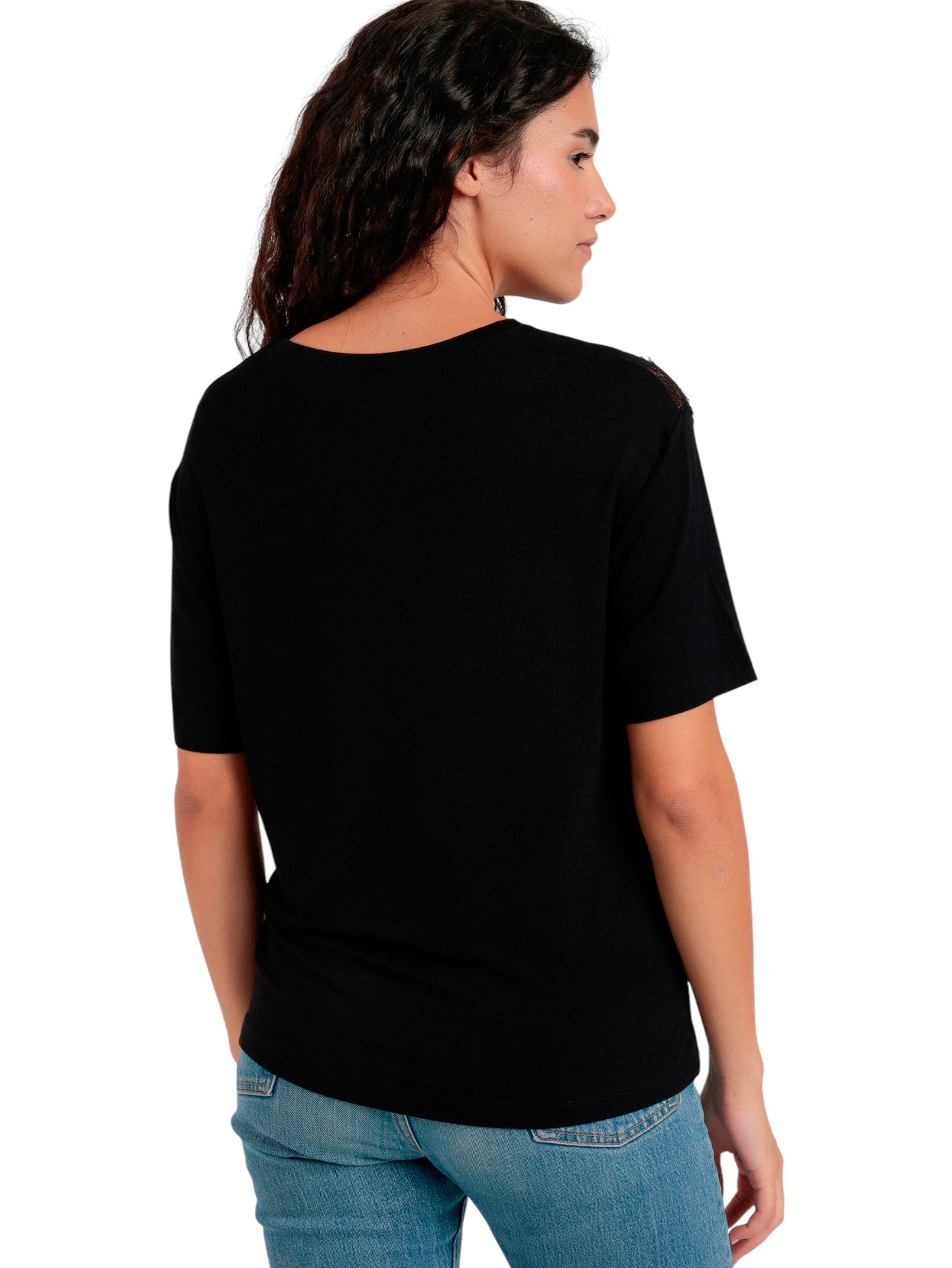 T-shirt à manches courtes CHEST LACE Admas