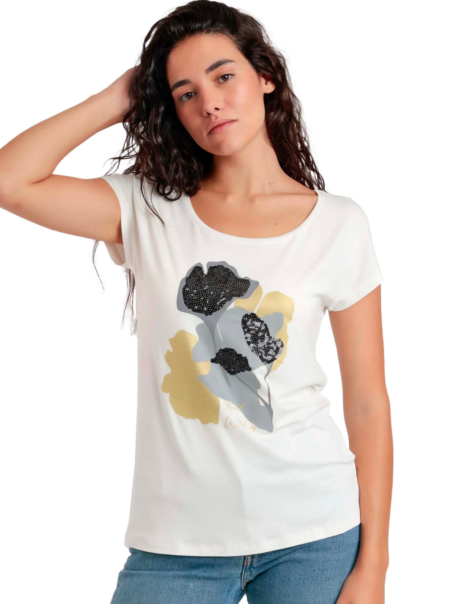 T-shirt manches courtes Best Wishes Admas