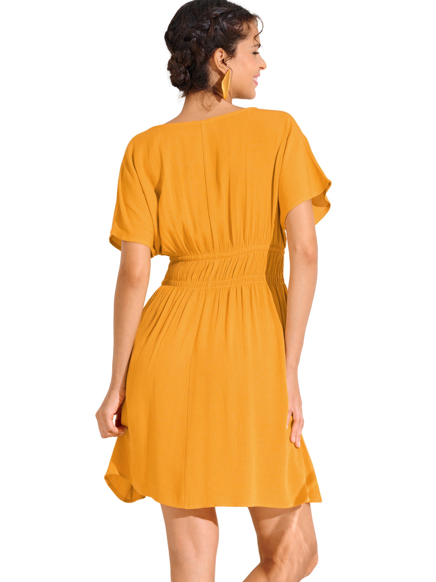 Robe de plage manches courtes KARPATHOS Lisca Cheek
