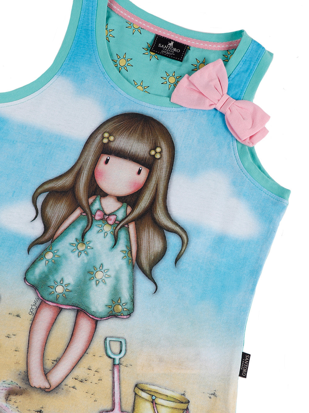 Pyjama fille short débardeur Hello Summer Santoro Admas