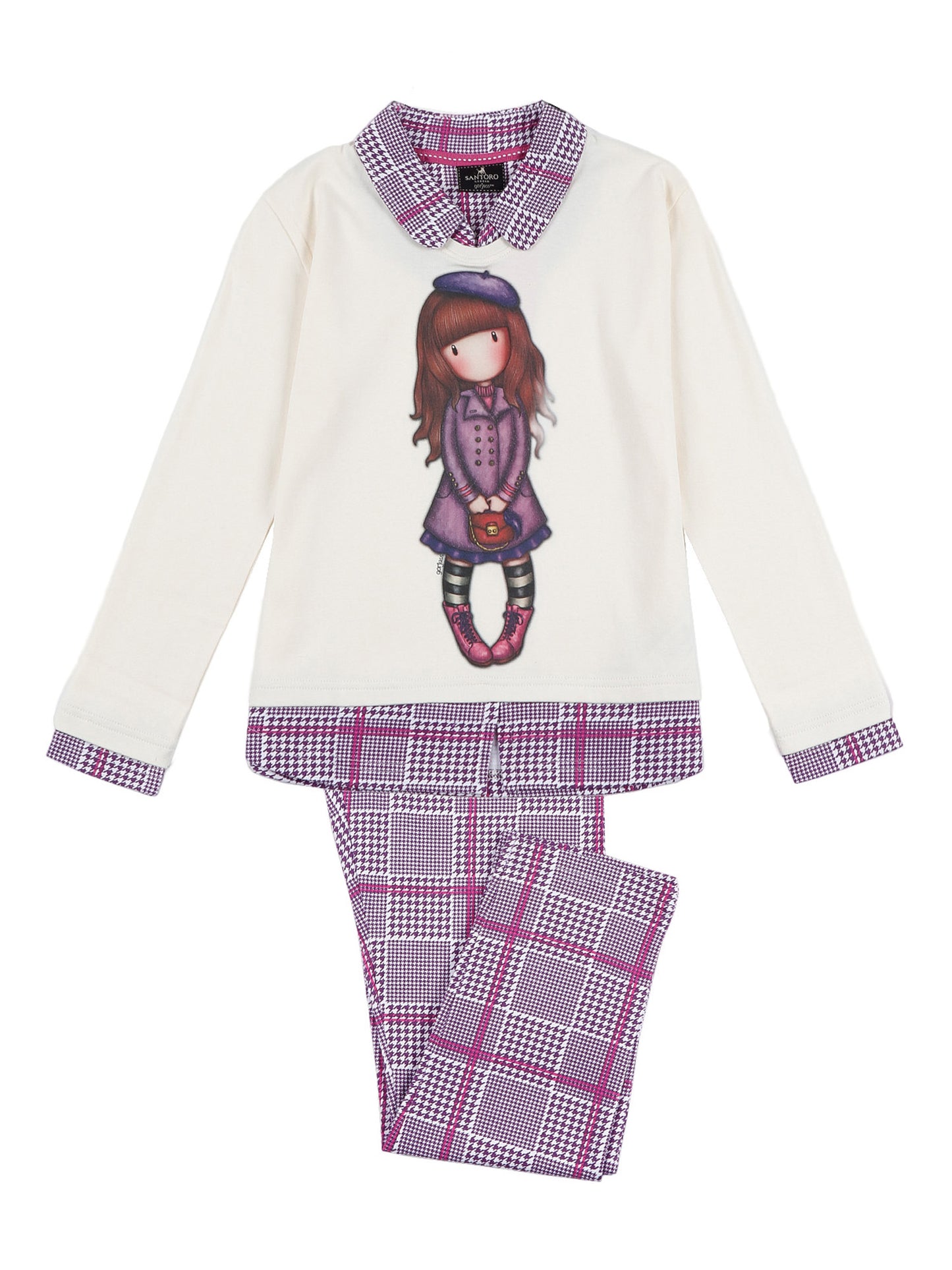 Tenue d'intérieur pyjama pantalon et haut Le Beret Santoro Admas