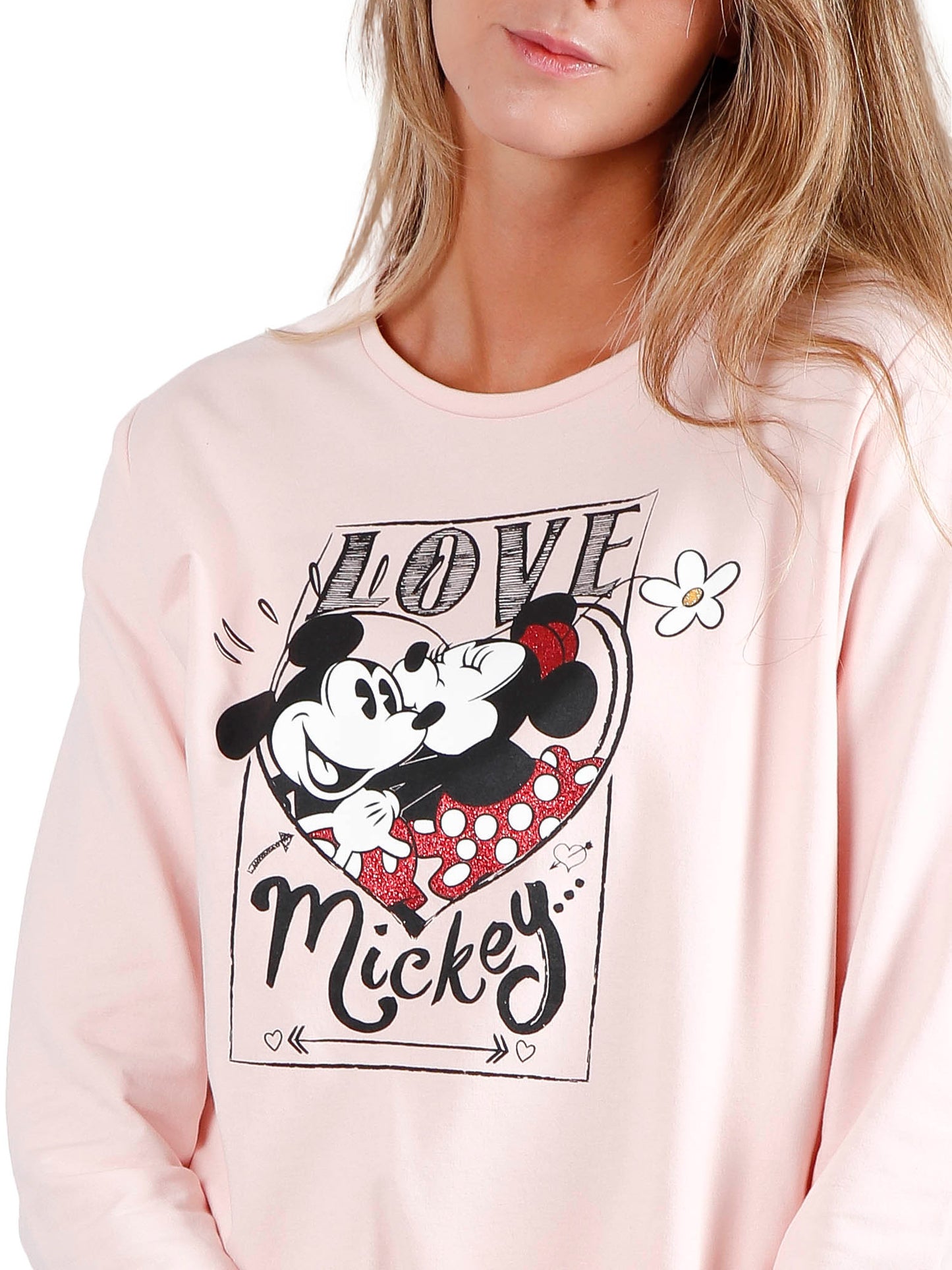 Pyjama tenue d'intérieur pantalon et haut First Dates Disney Admas