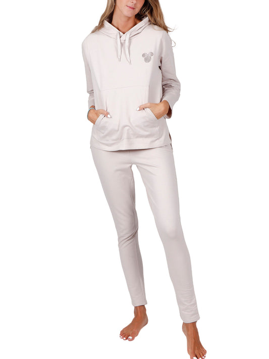 Pyjama tenue d'intérieur legging sweat capuche Minnie Soft Disney Admas