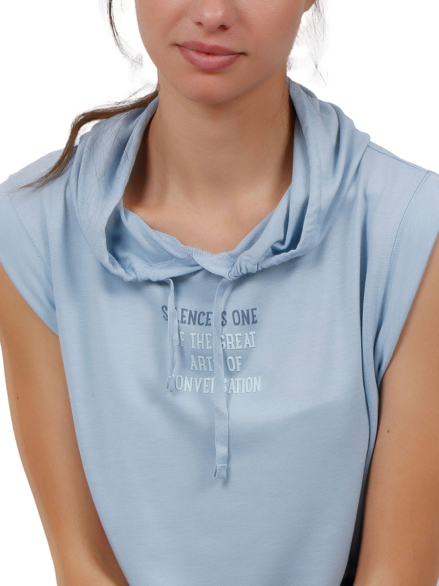 Tenue d'intérieur pyjama leggings débardeur à capuche The Silence Admas