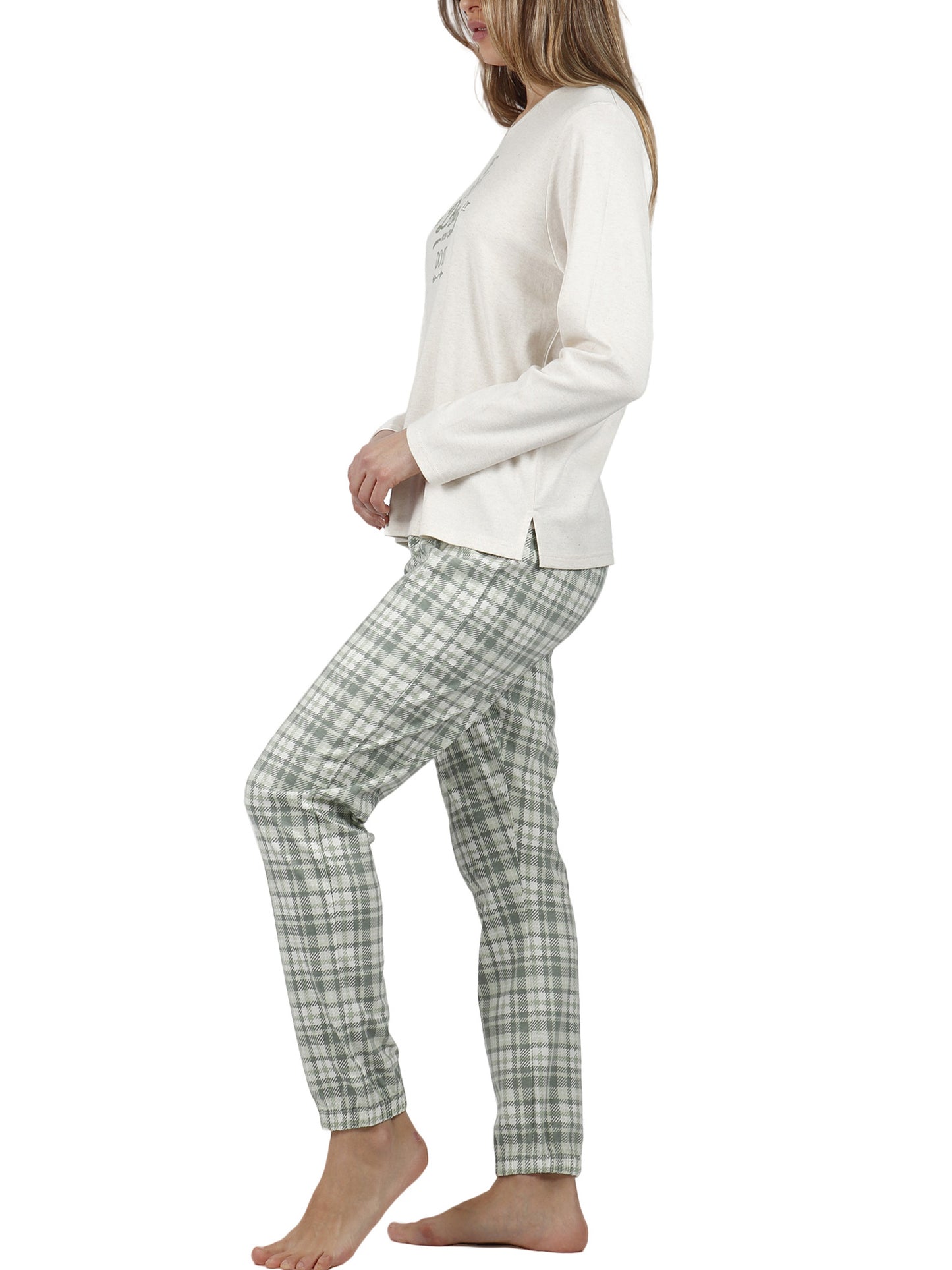 Pyjama tenue d'intérieur pantalon top manches longues If You Dream Admas