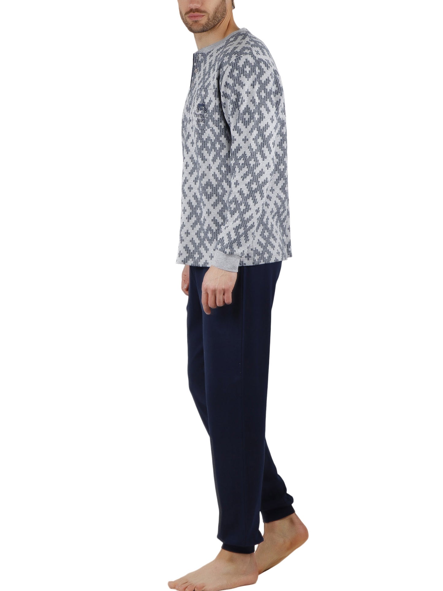 Pyjama tenue d'intérieur pantalon et haut Jacquard Racing Antonio Miro Admas