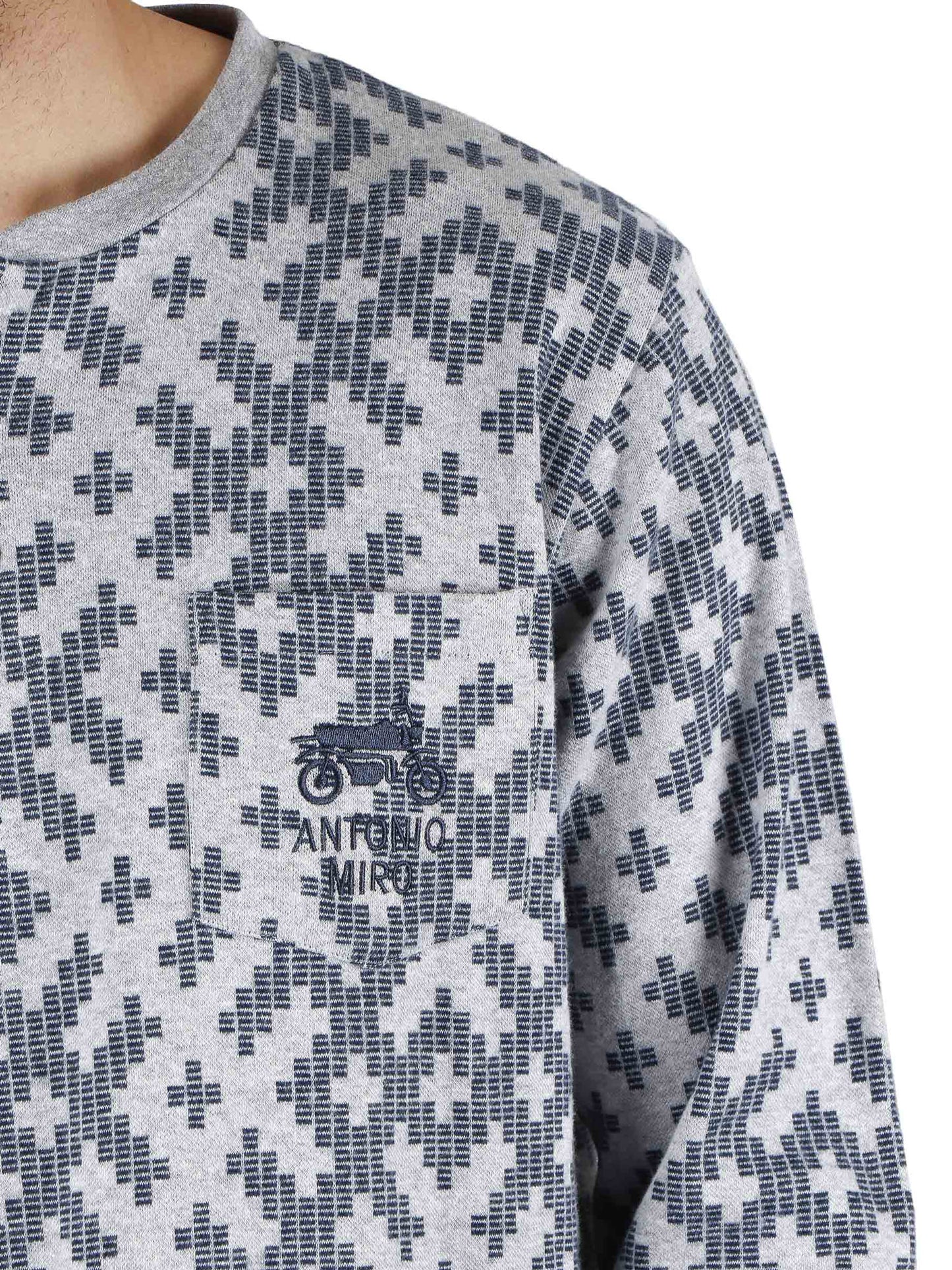 Pyjama tenue d'intérieur pantalon et haut Jacquard Racing Antonio Miro Admas