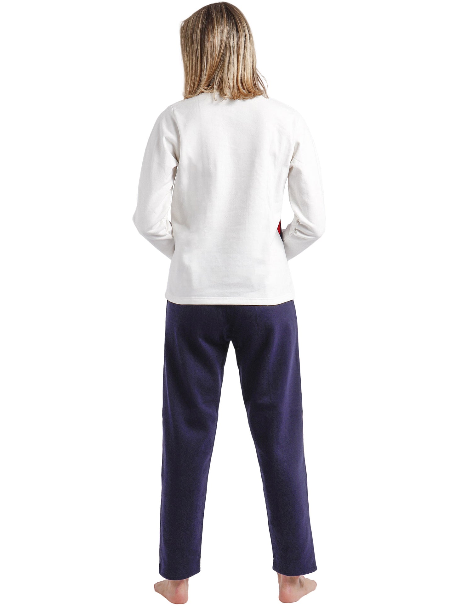 Pyjama tenue d'intérieur pantalon et haut Minnie Zigzag Disney Admas