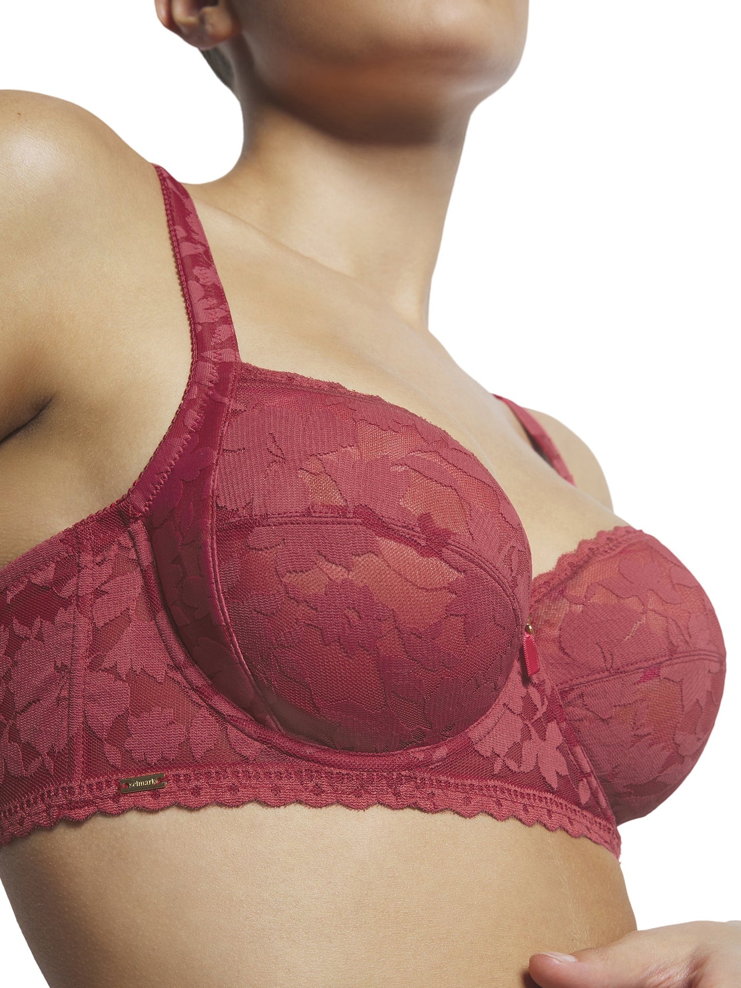 Soutien-gorge emboîtant confort Gabrielle Selmark rouge et vert