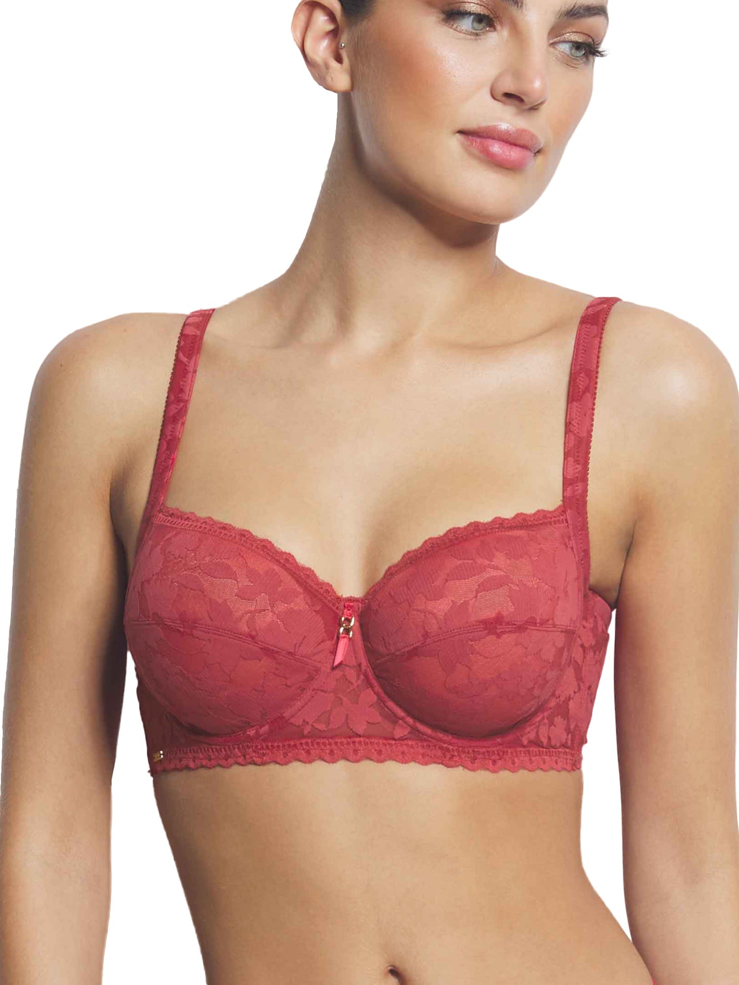 Soutien-gorge emboîtant confort Gabrielle Selmark rouge et vert