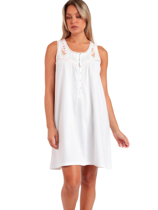 Chemise de nuit Embroidery Colors Admas