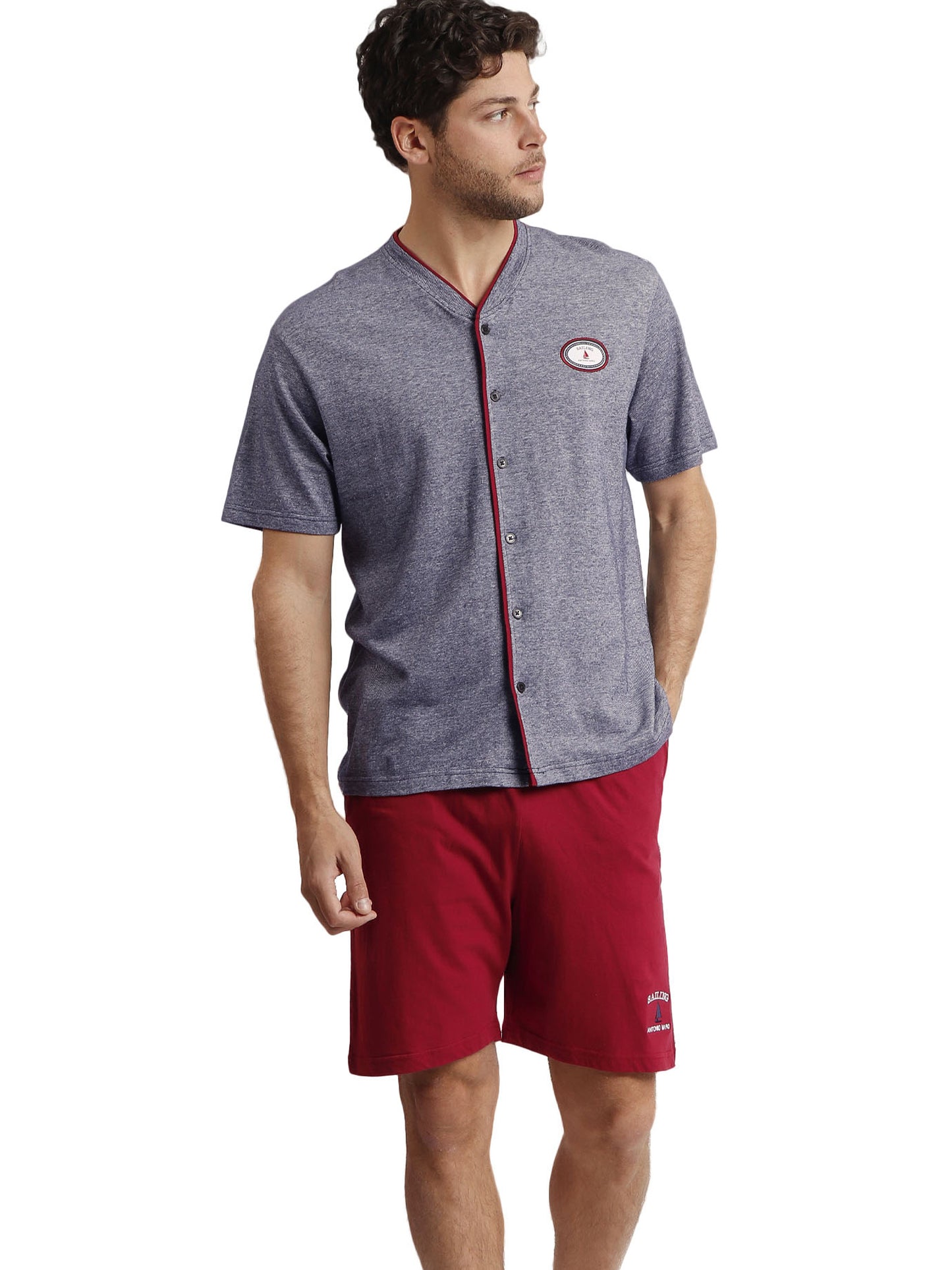 Pyjama short chemise Sailing Antonio Miro Admas