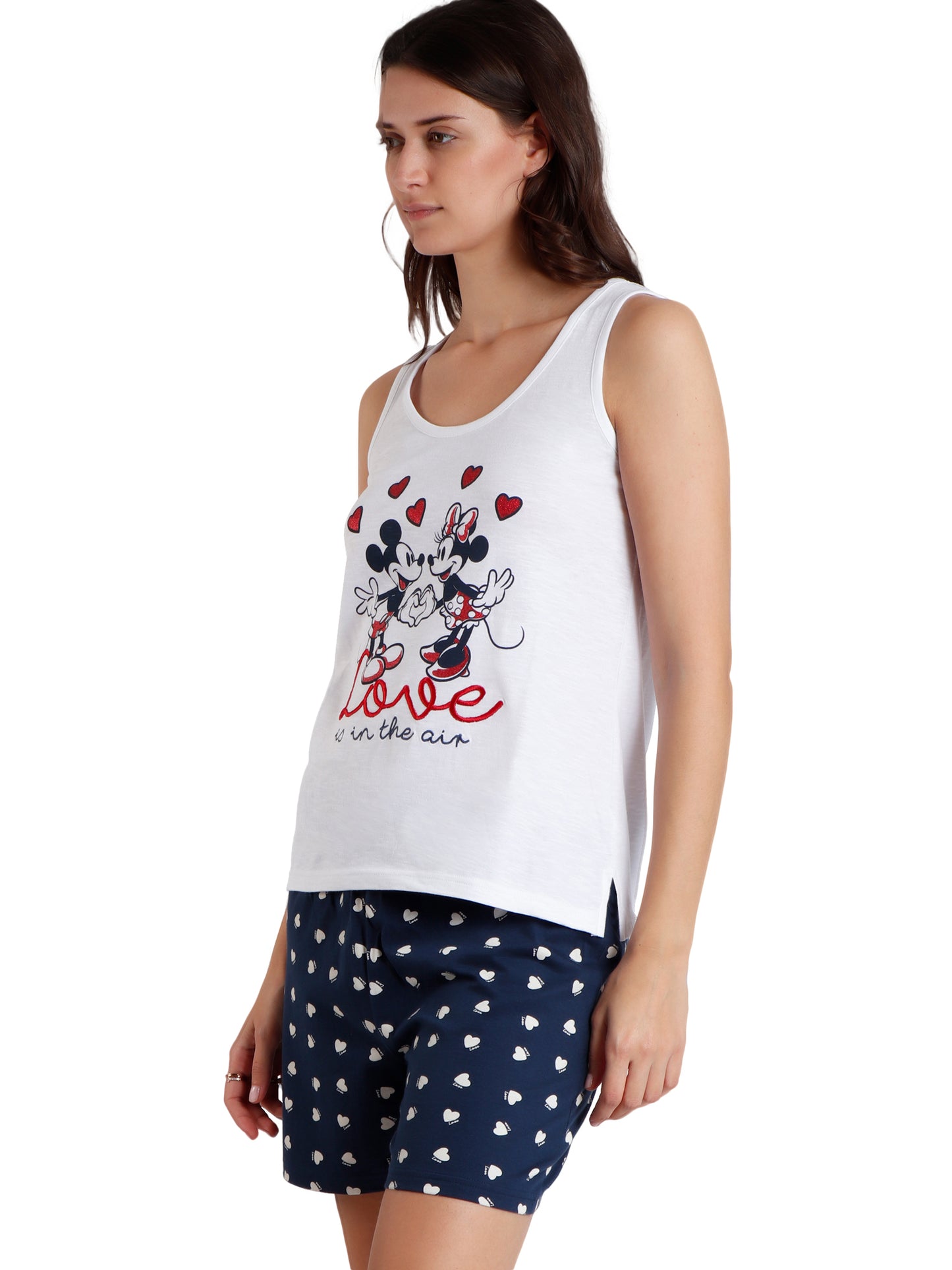 Pyjama short débardeur Love Is In The Air Disney Admas