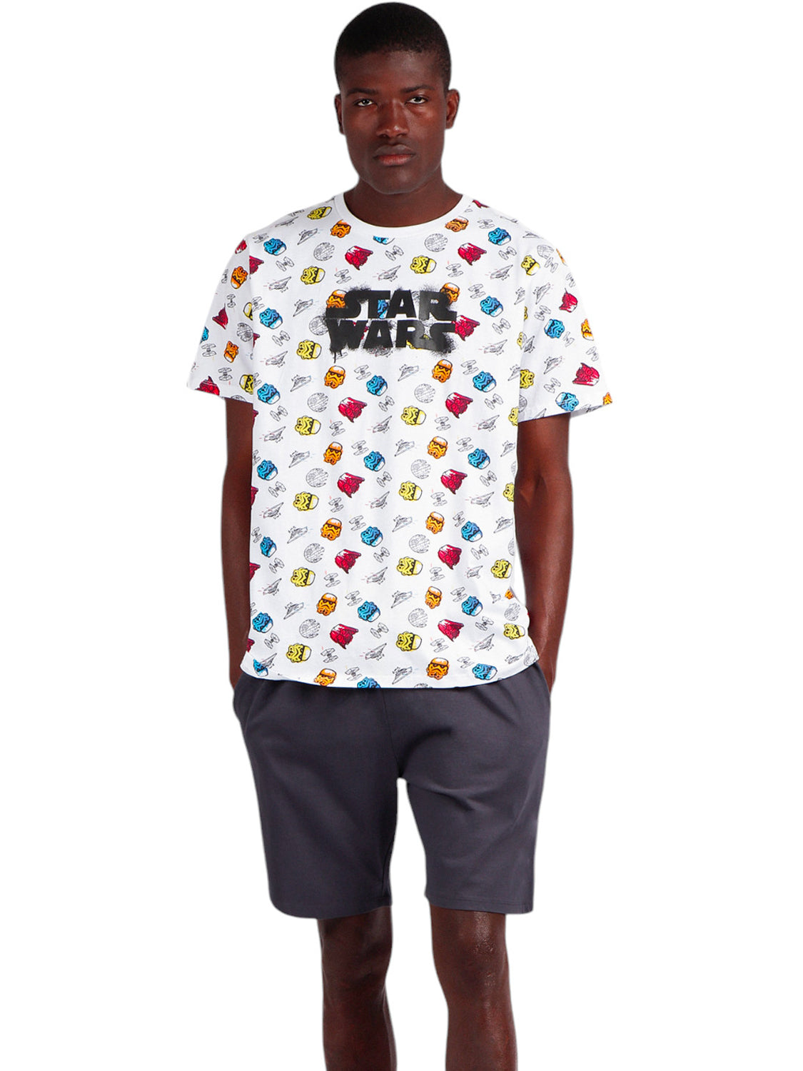 Pyjama short t-shirt Neon Graffiti Star Wars Admas