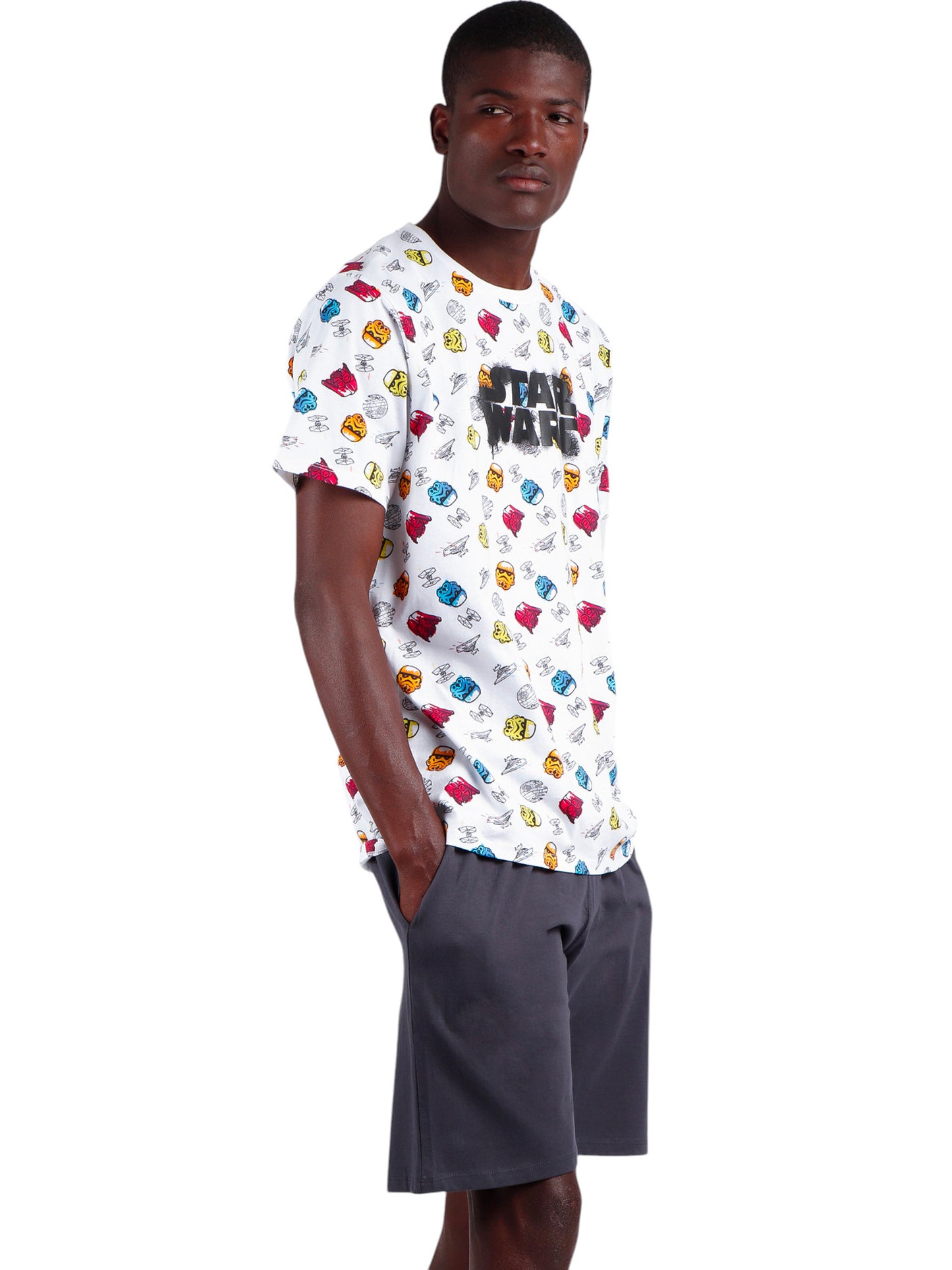 Pyjama short t-shirt Neon Graffiti Star Wars Admas
