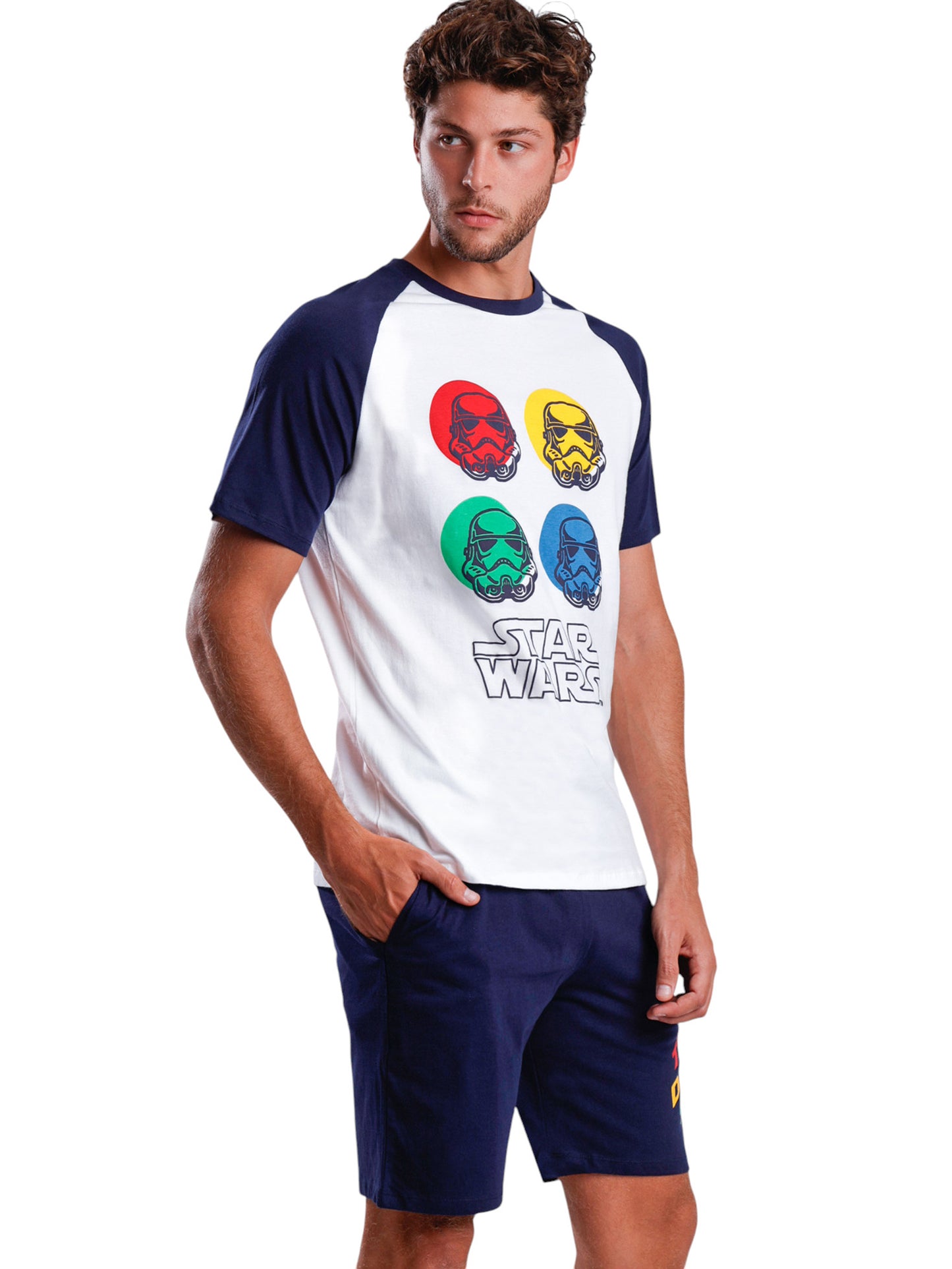 Pyjama short t-shirt The Dark Side Star Wars Admas