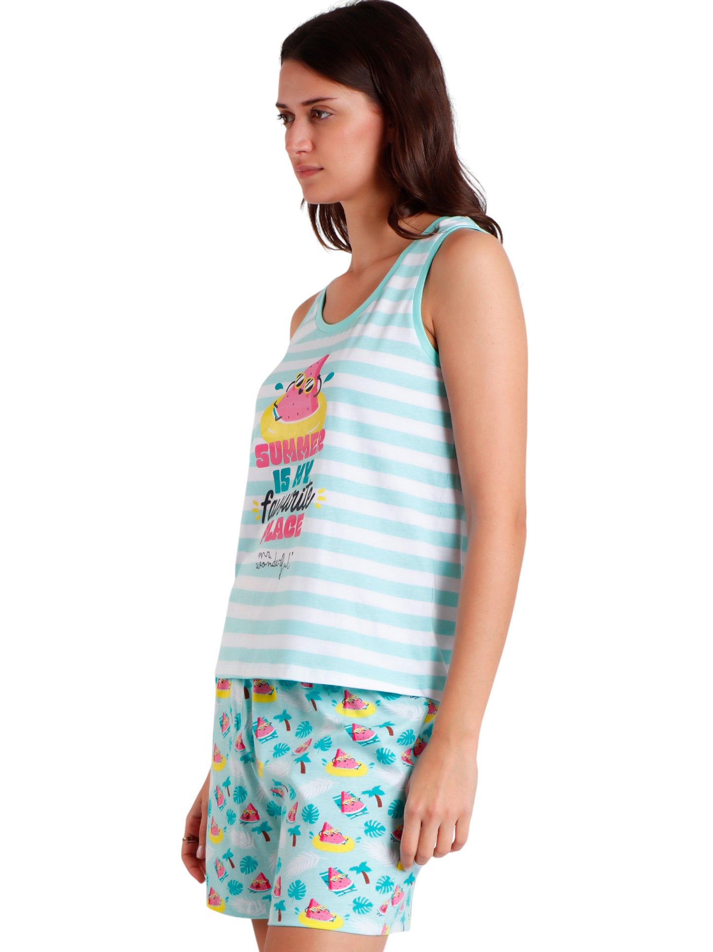 Pyjama short débardeur Sandia Mr Wonderful Admas