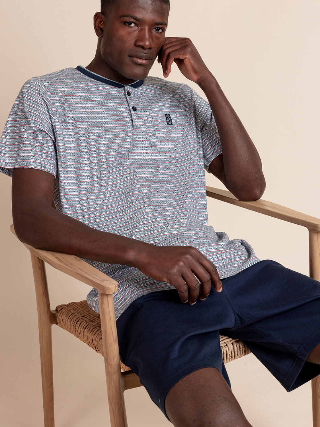 Pyjama short t-shirt Espiga Admas