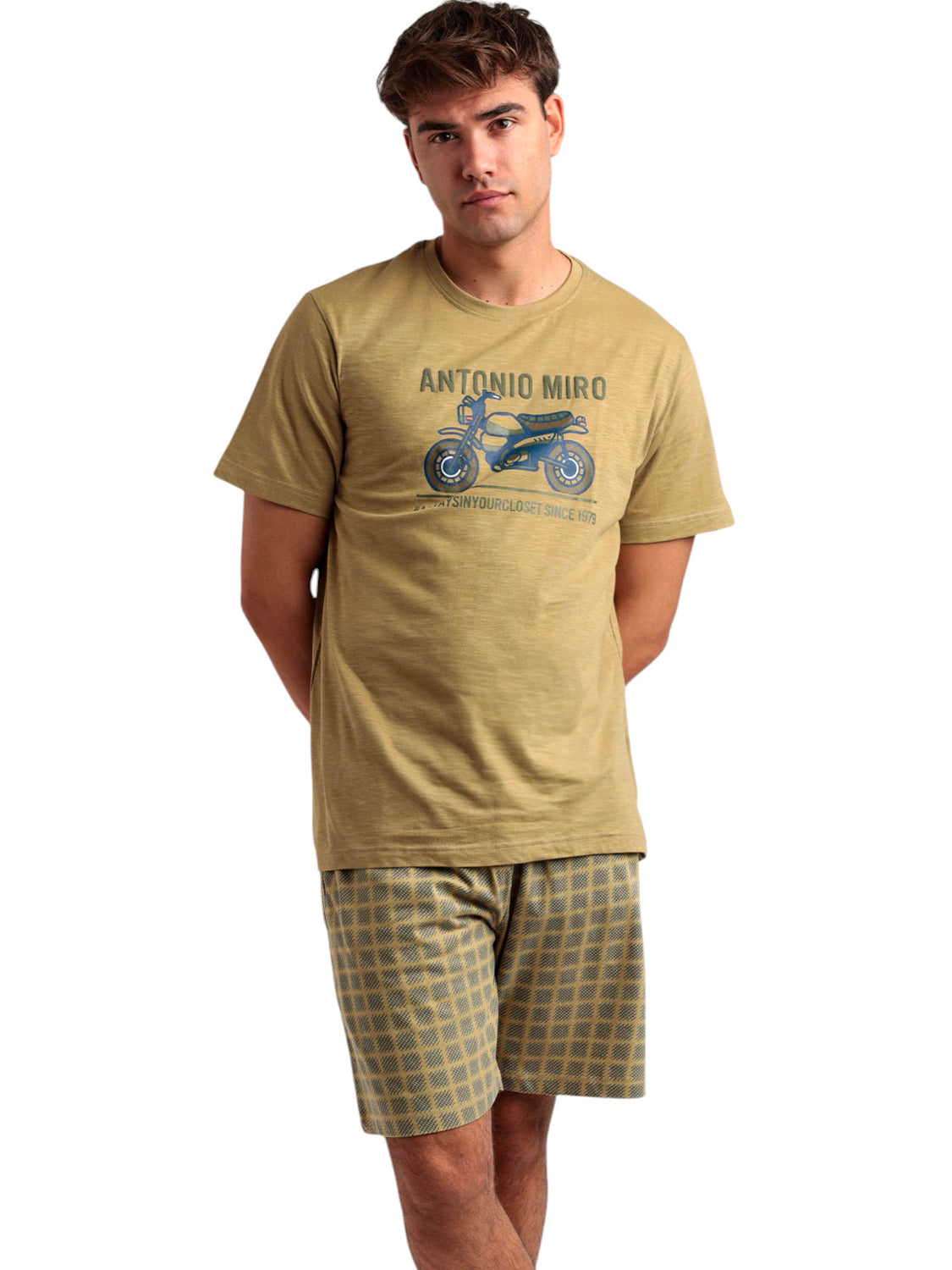 Pyjama short t-shirt Caferacer Antonio Miro Admas