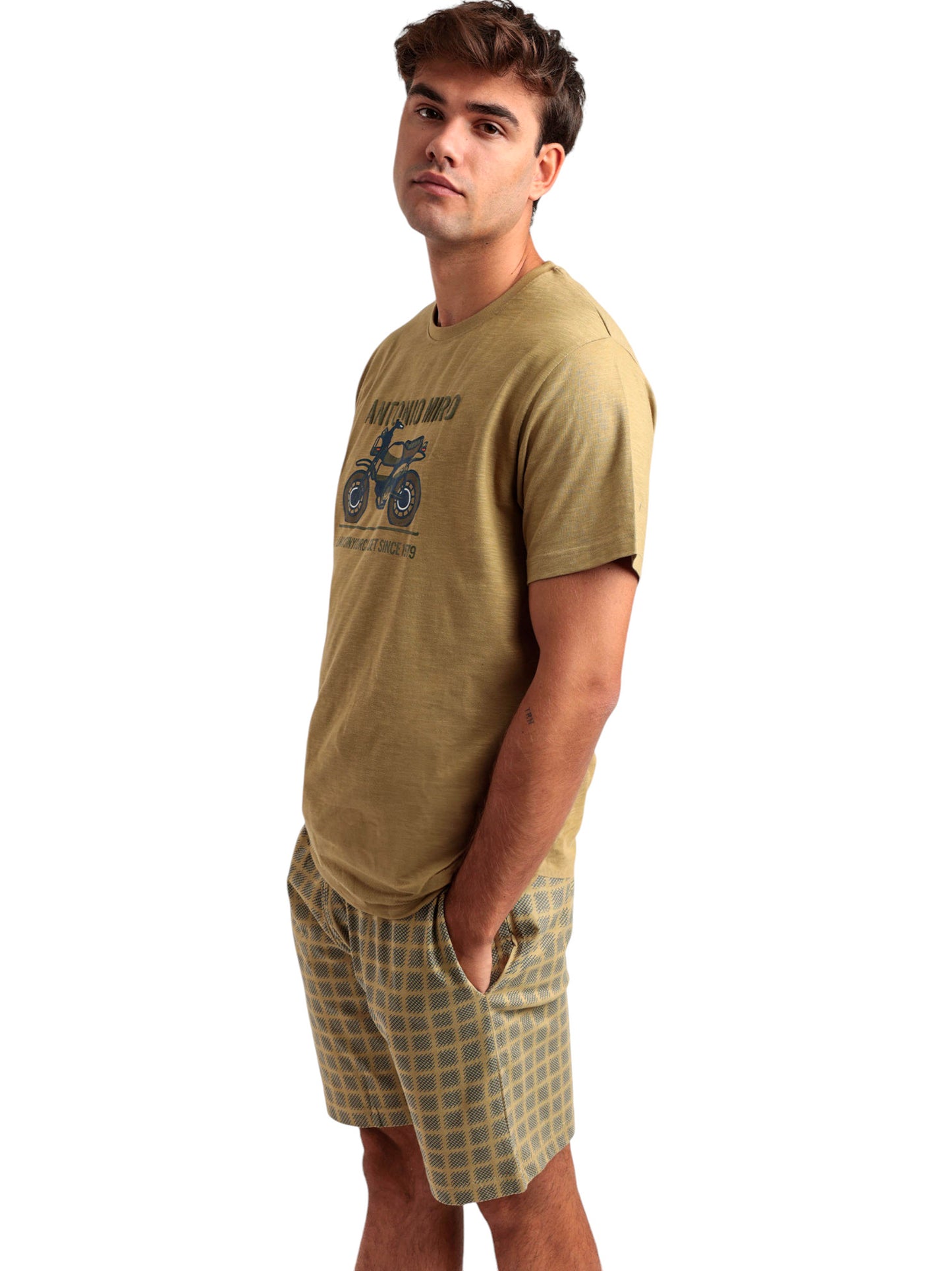 Pyjama short t-shirt Caferacer Antonio Miro Admas