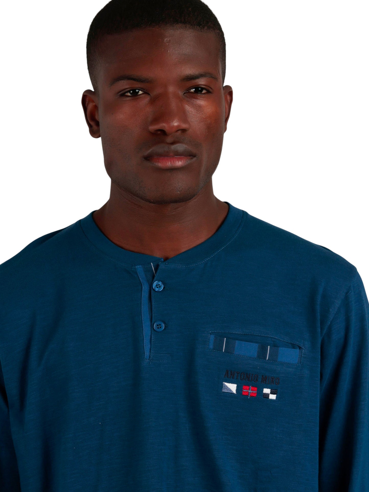 Pyjama pantalon top manches longues Flags Antonio Miro Admas