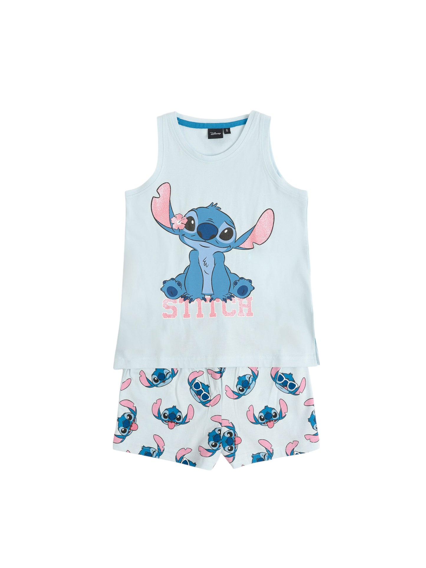 Pyjama short débardeur Stitches Disney Admas
