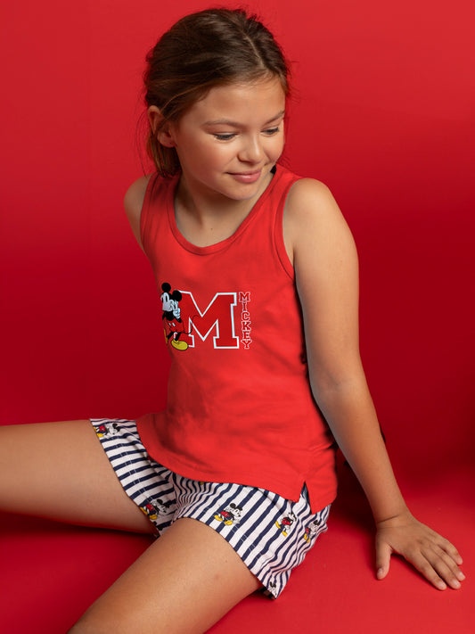 Pyjama short débardeur Mickey NY Summer Disney Admas