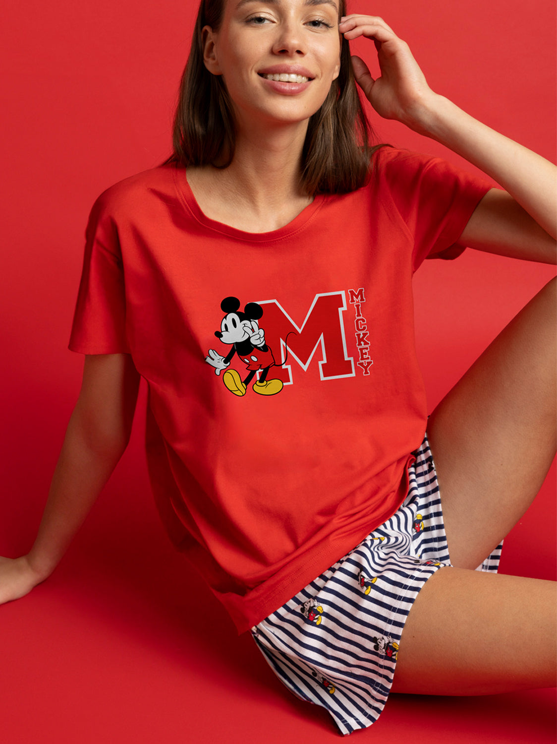 Pyjama short t-shirt Mickey NY Summer Disney Admas