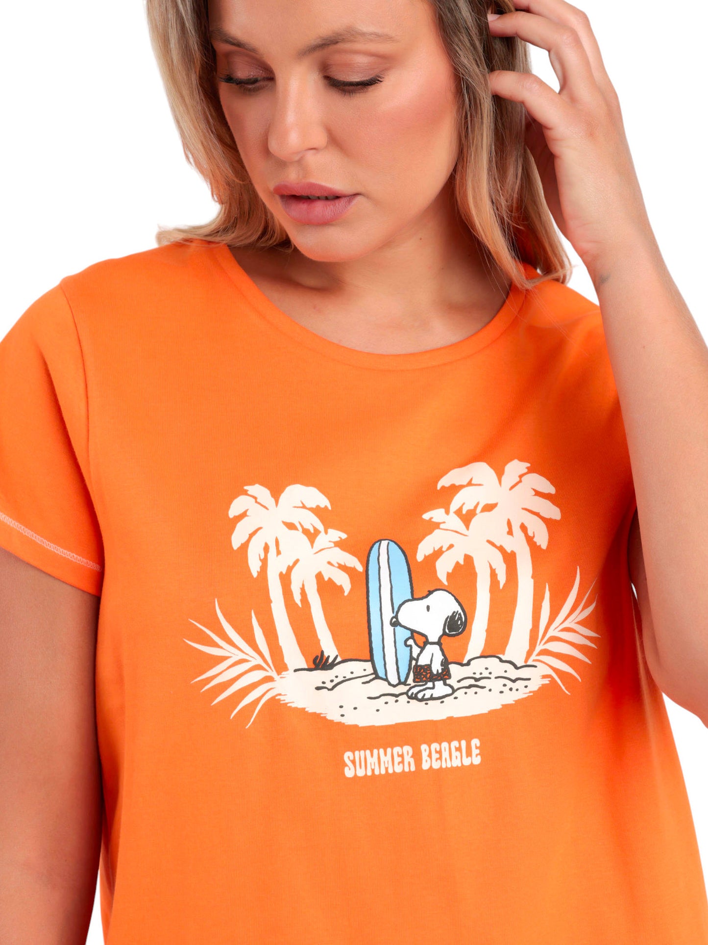 Pyjama short t-shirt Peanuts Summer Beagle Admas
